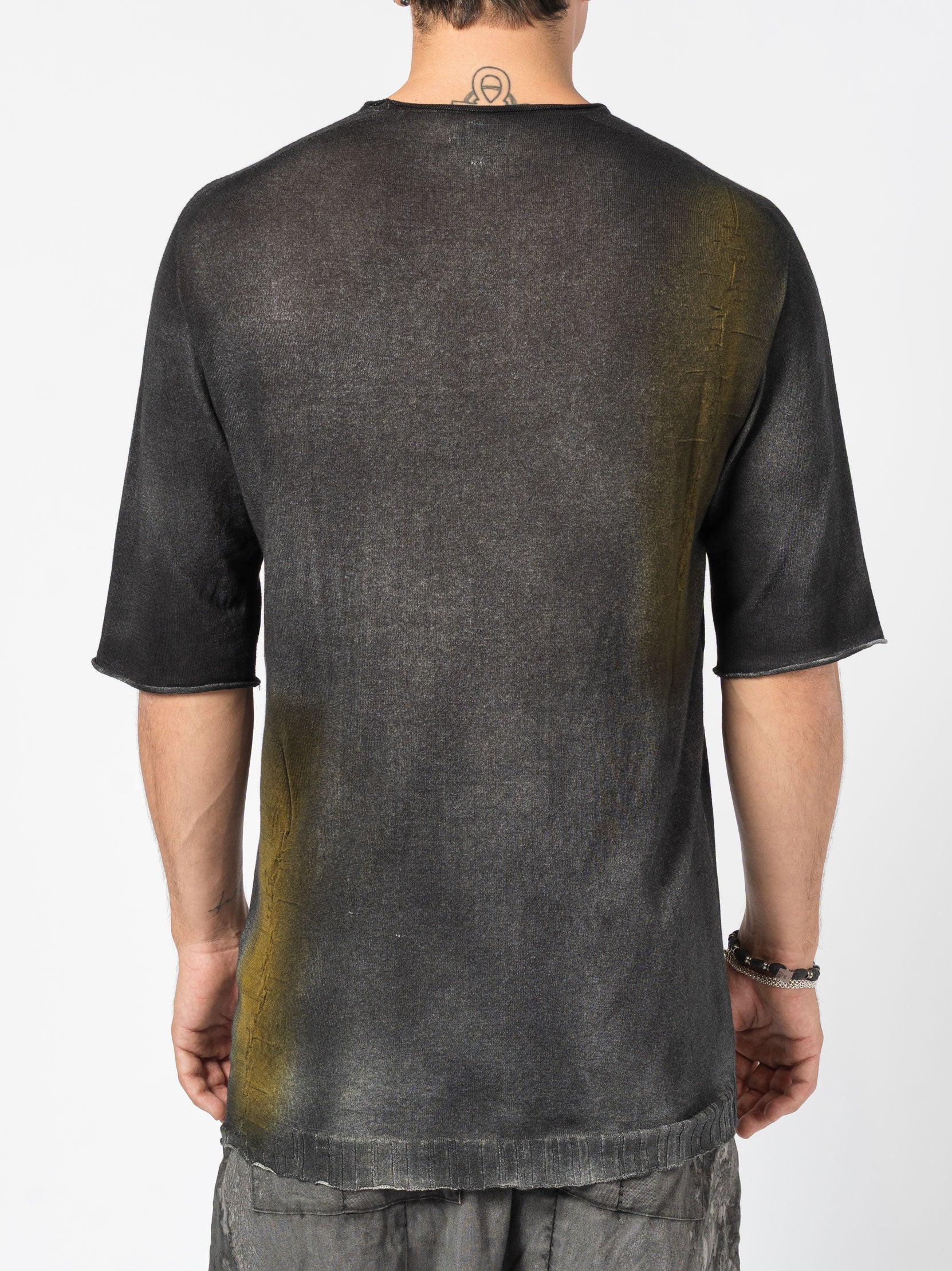 Hand-Dyed Distressed Tee - INN7