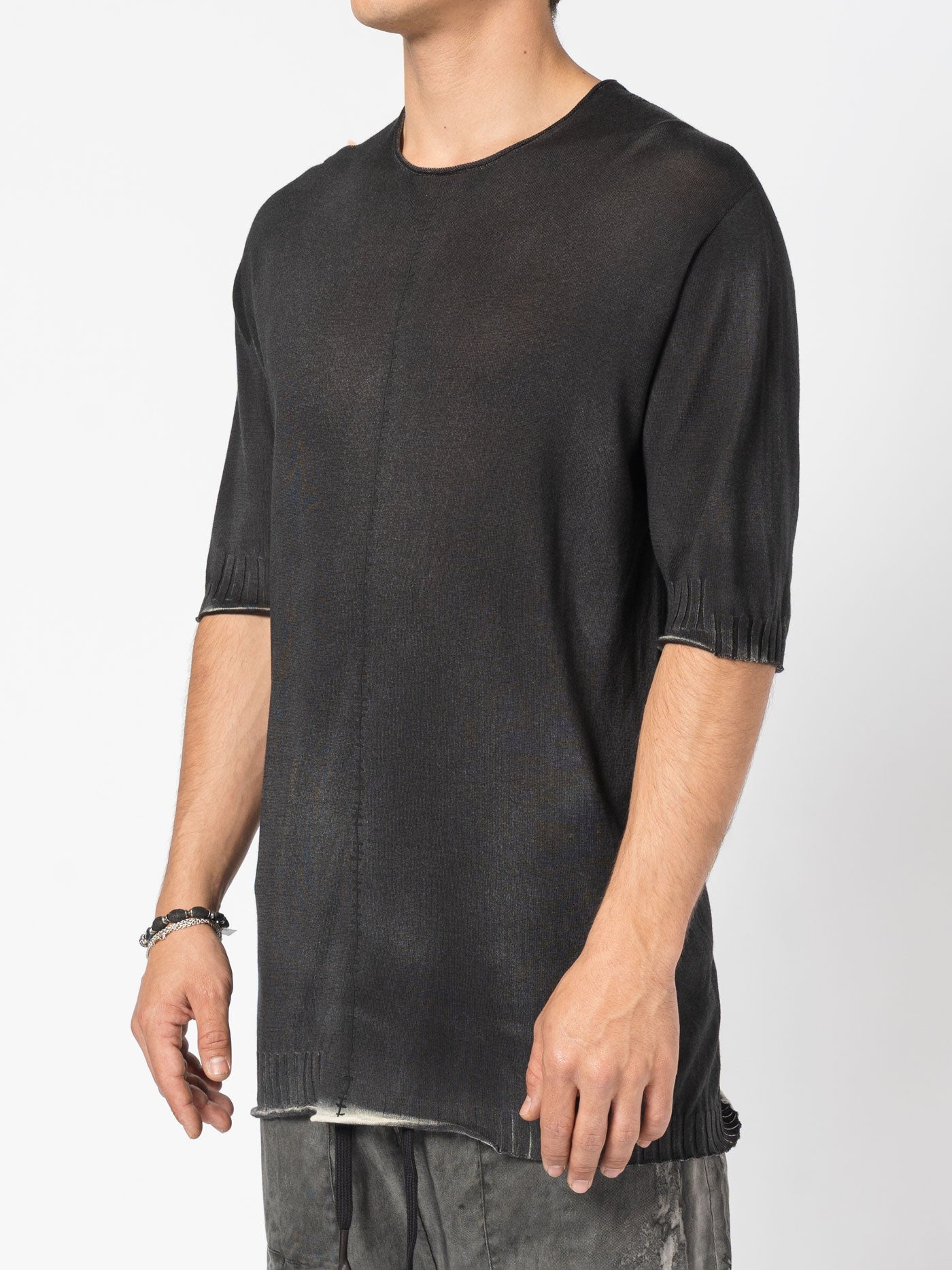 Center Stitch Knit Tee - INN7