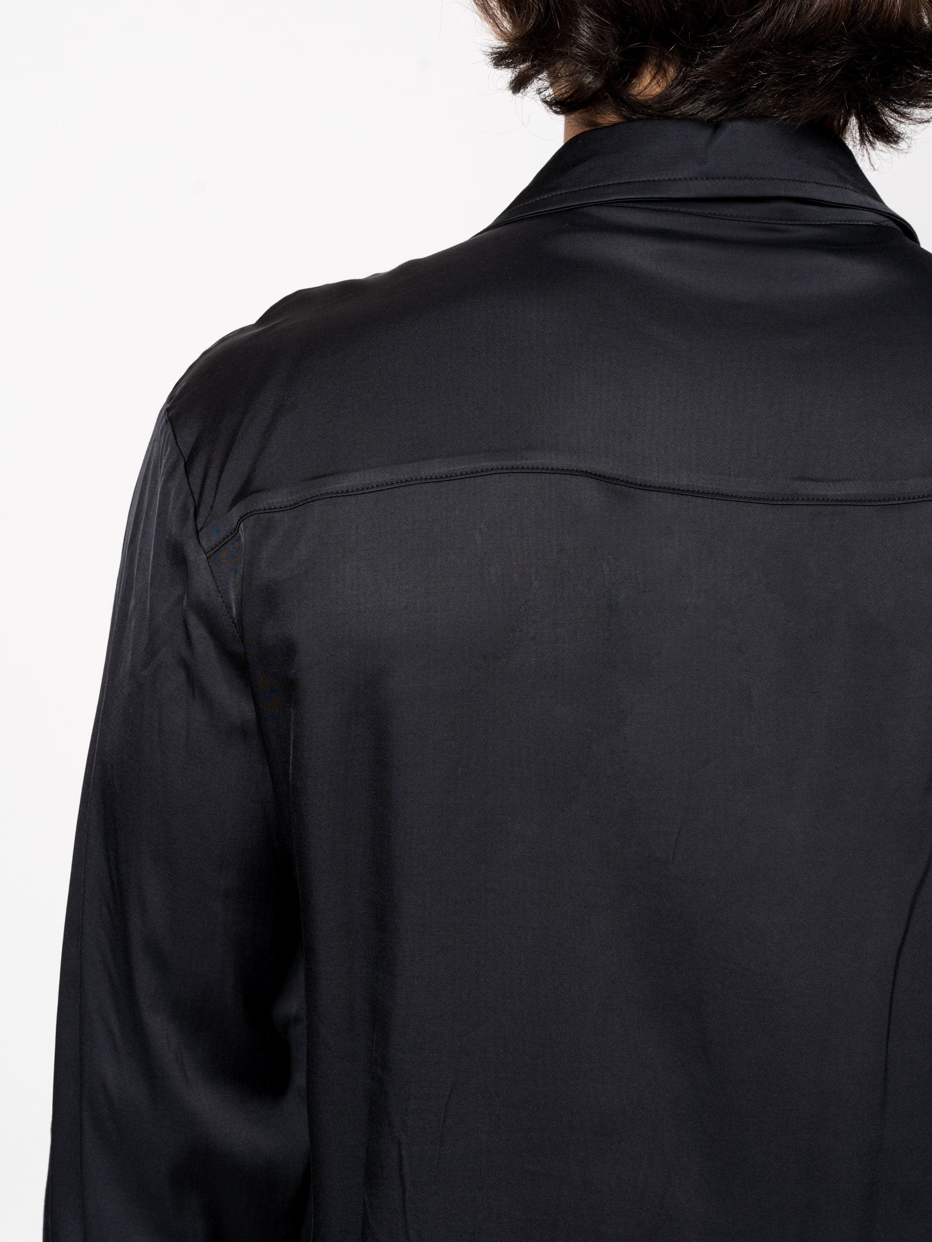 Satin Long Sleeve Shirt - INN7