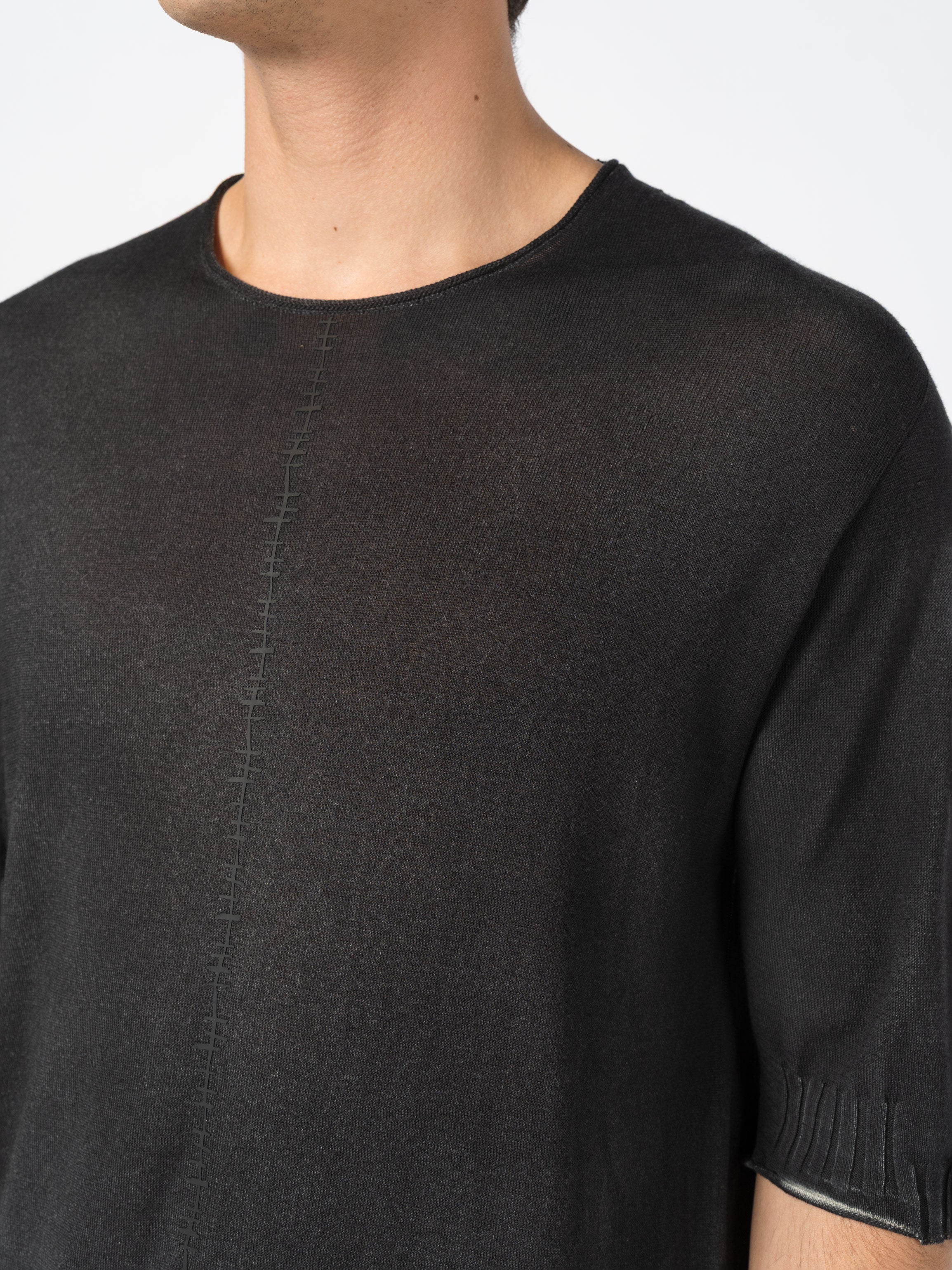 Center Stitch Knit Tee - INN7
