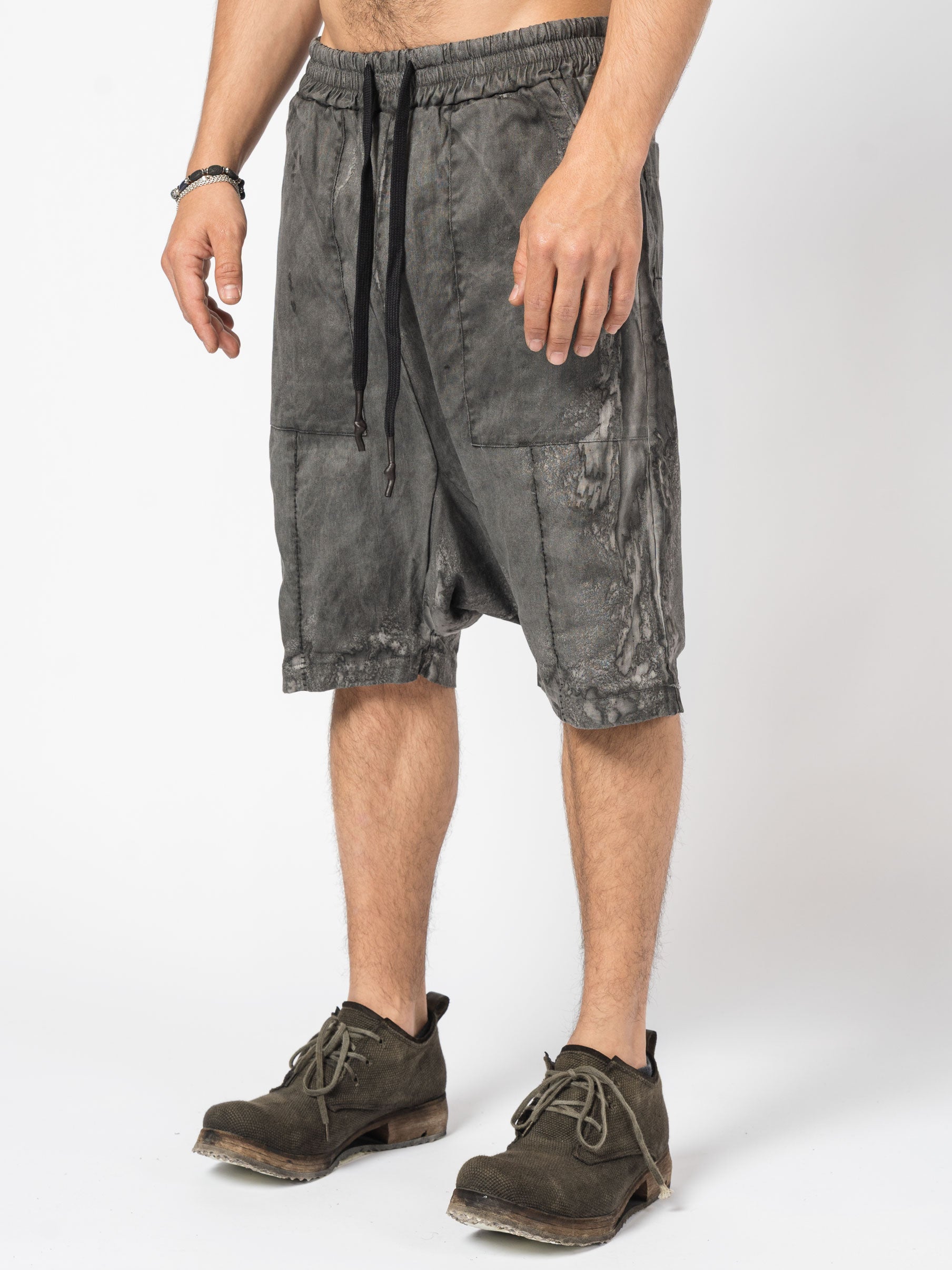 Textured Linen Blend Shorts - INN7