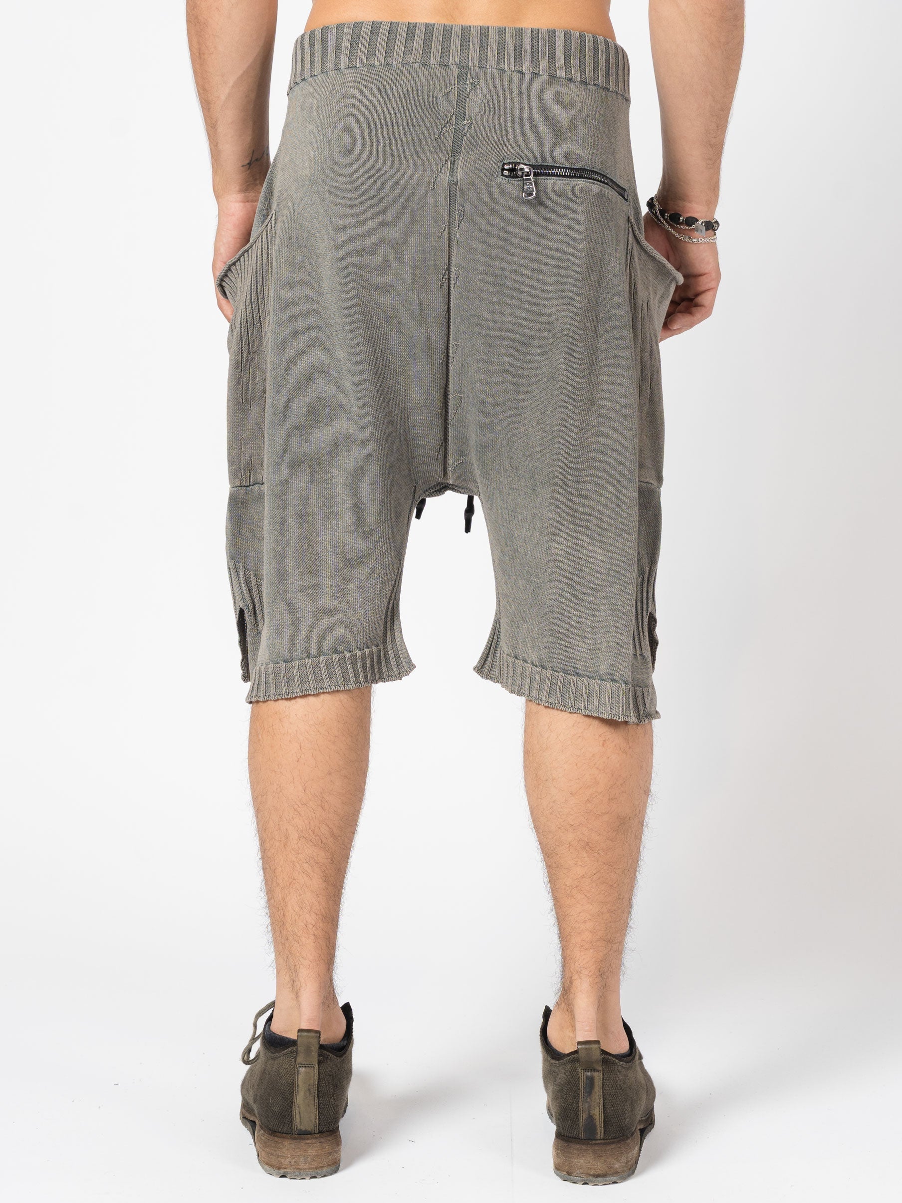 Drop-Crotch Knit Shorts - INN7