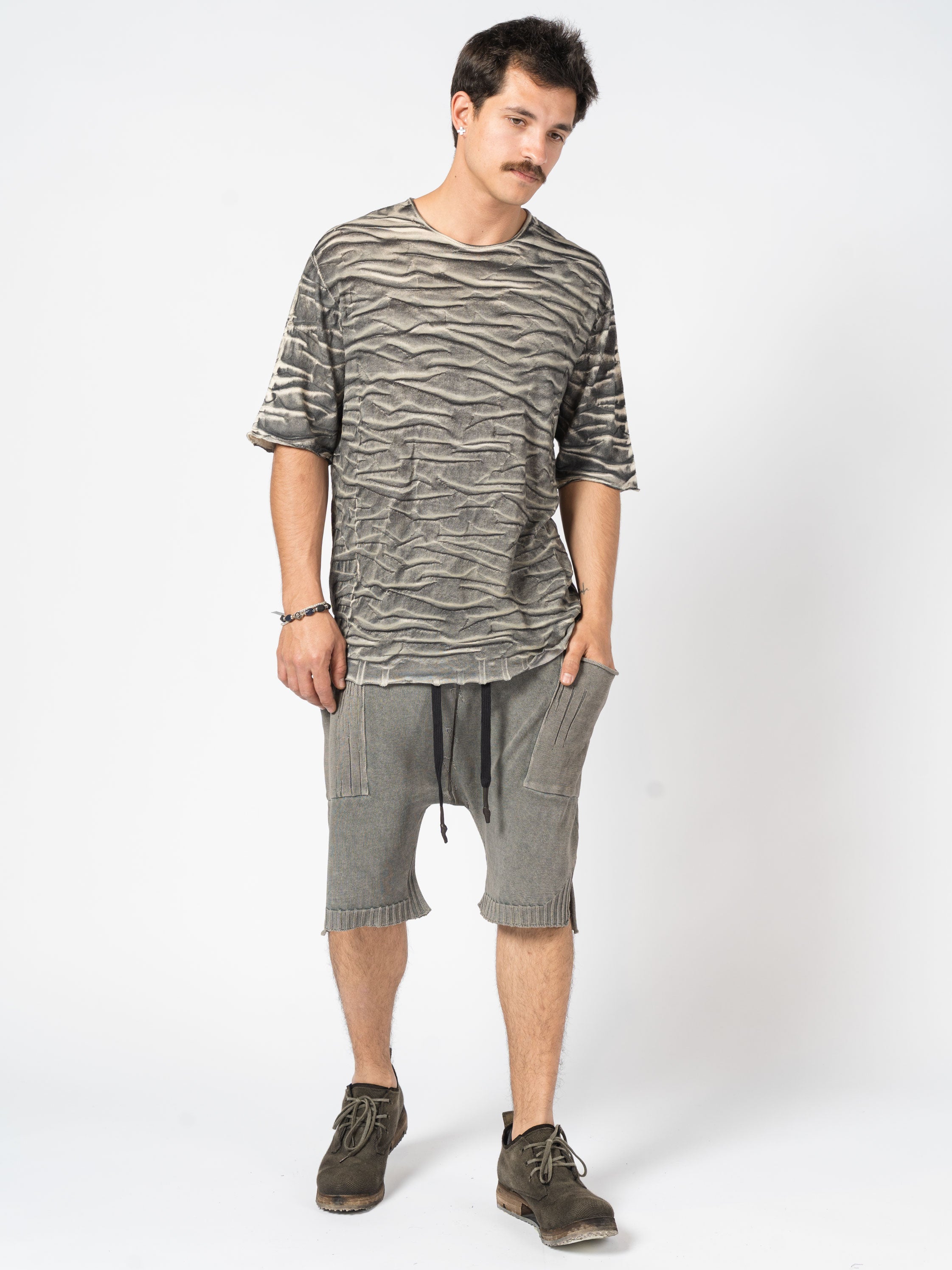 Drop-Crotch Knit Shorts - INN7