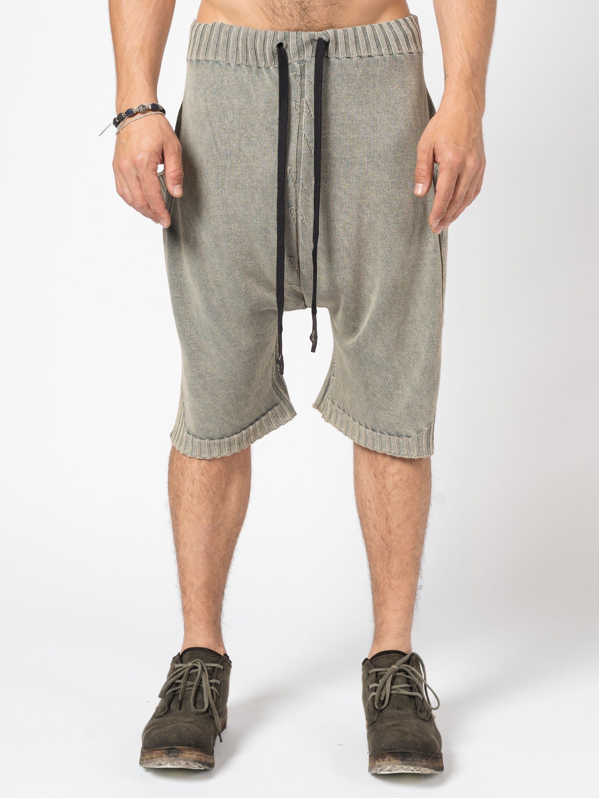 Drop-Crotch Knit Shorts - INN7