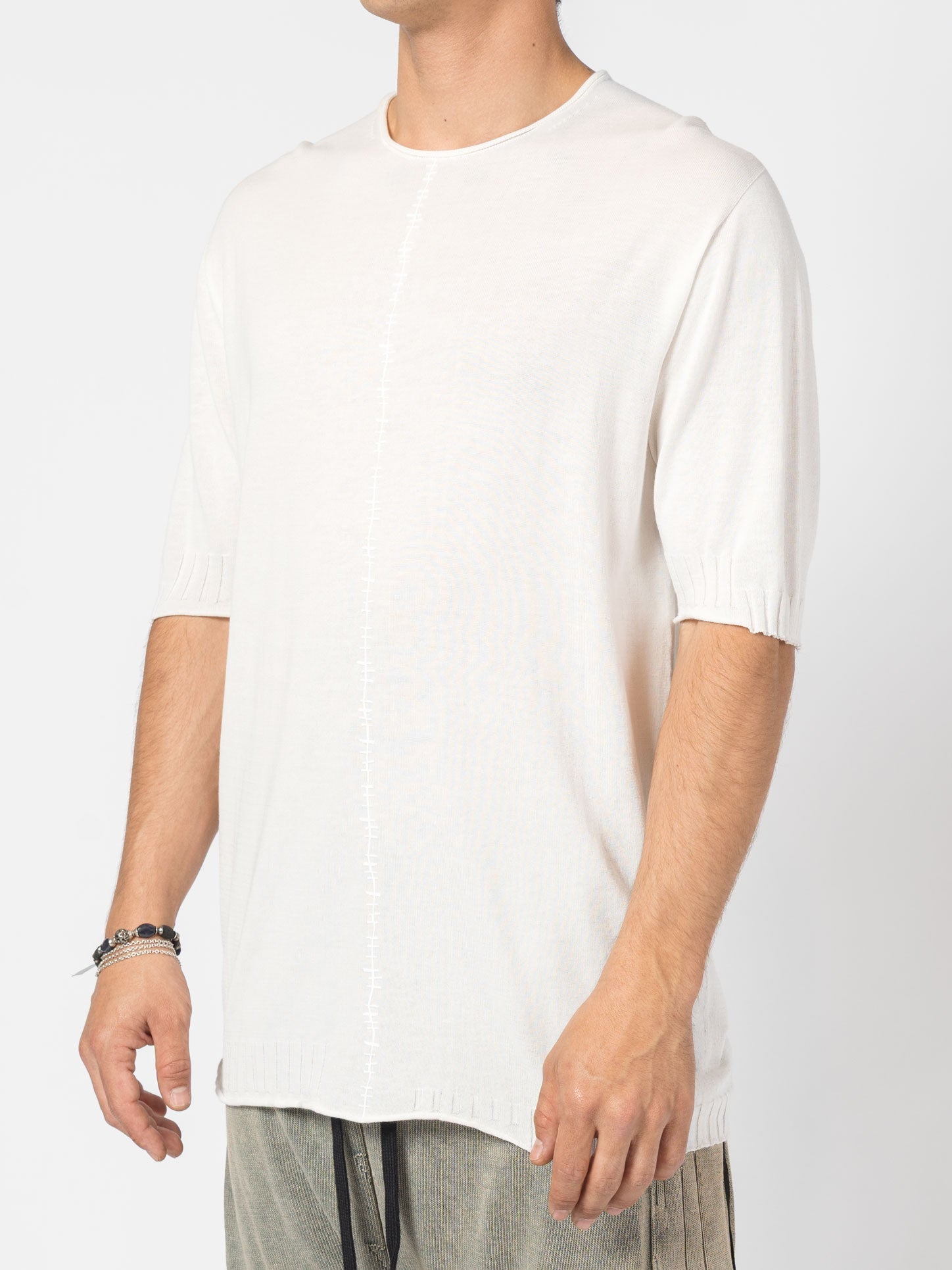 Center Stitch Knit Tee - INN7