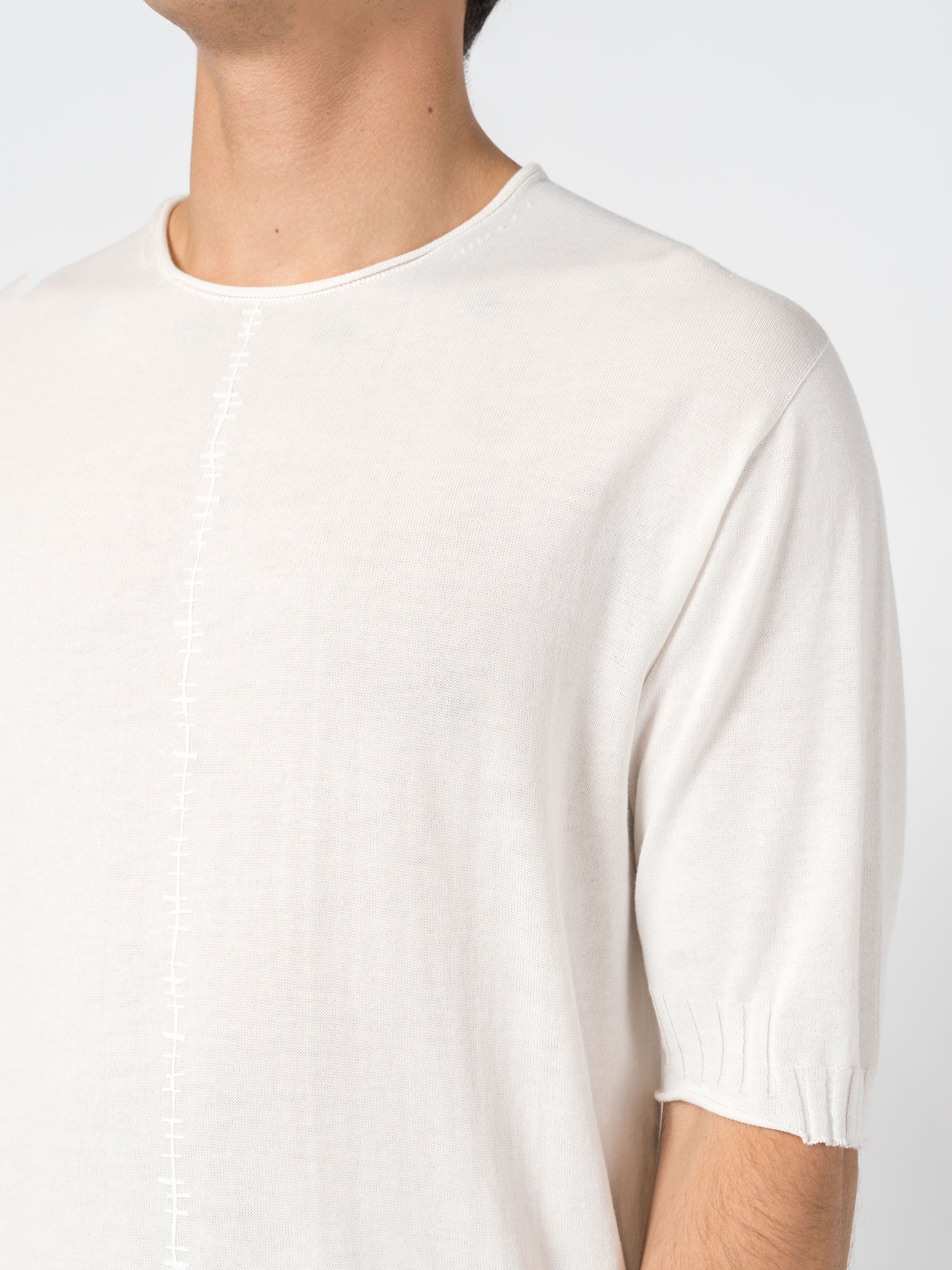 Center Stitch Knit Tee - INN7
