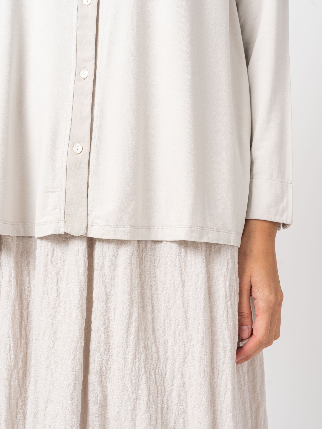 Stretch modal jersey flared cardigan - INN7