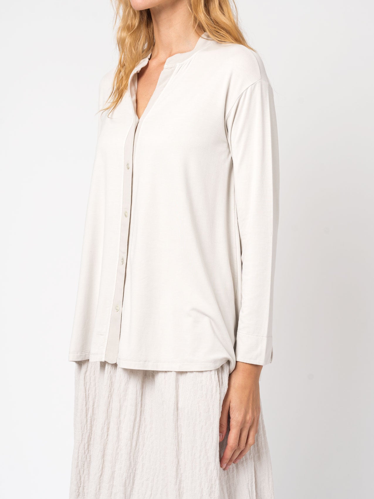 Stretch modal jersey flared cardigan - INN7
