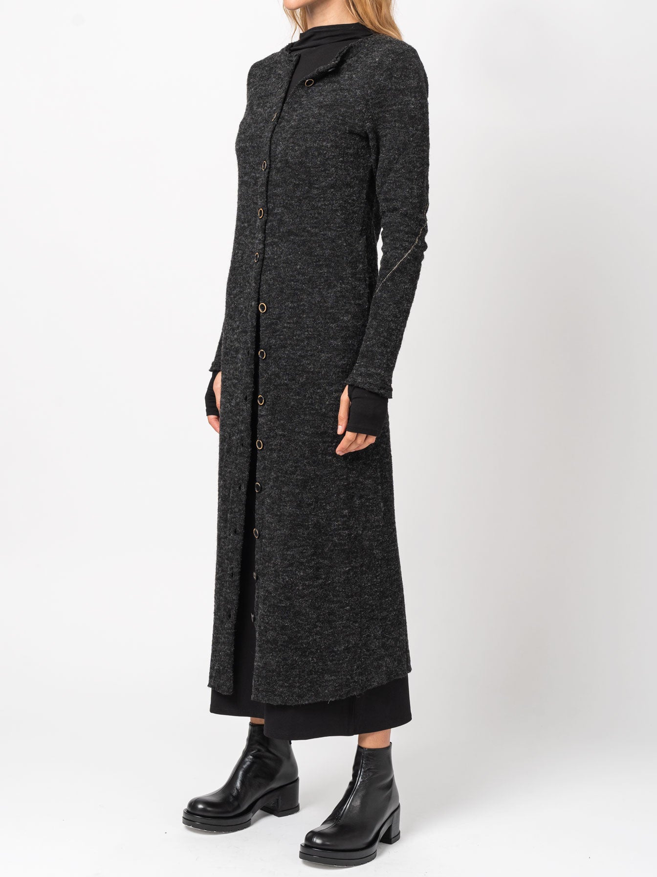 Long Buttoned Cardigan - INN7