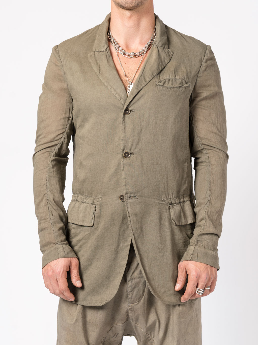 Cotton Tailored Jacket - INN7