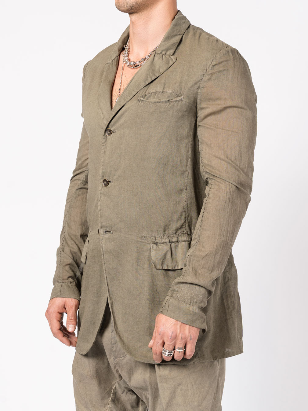 Cotton Tailored Jacket - INN7