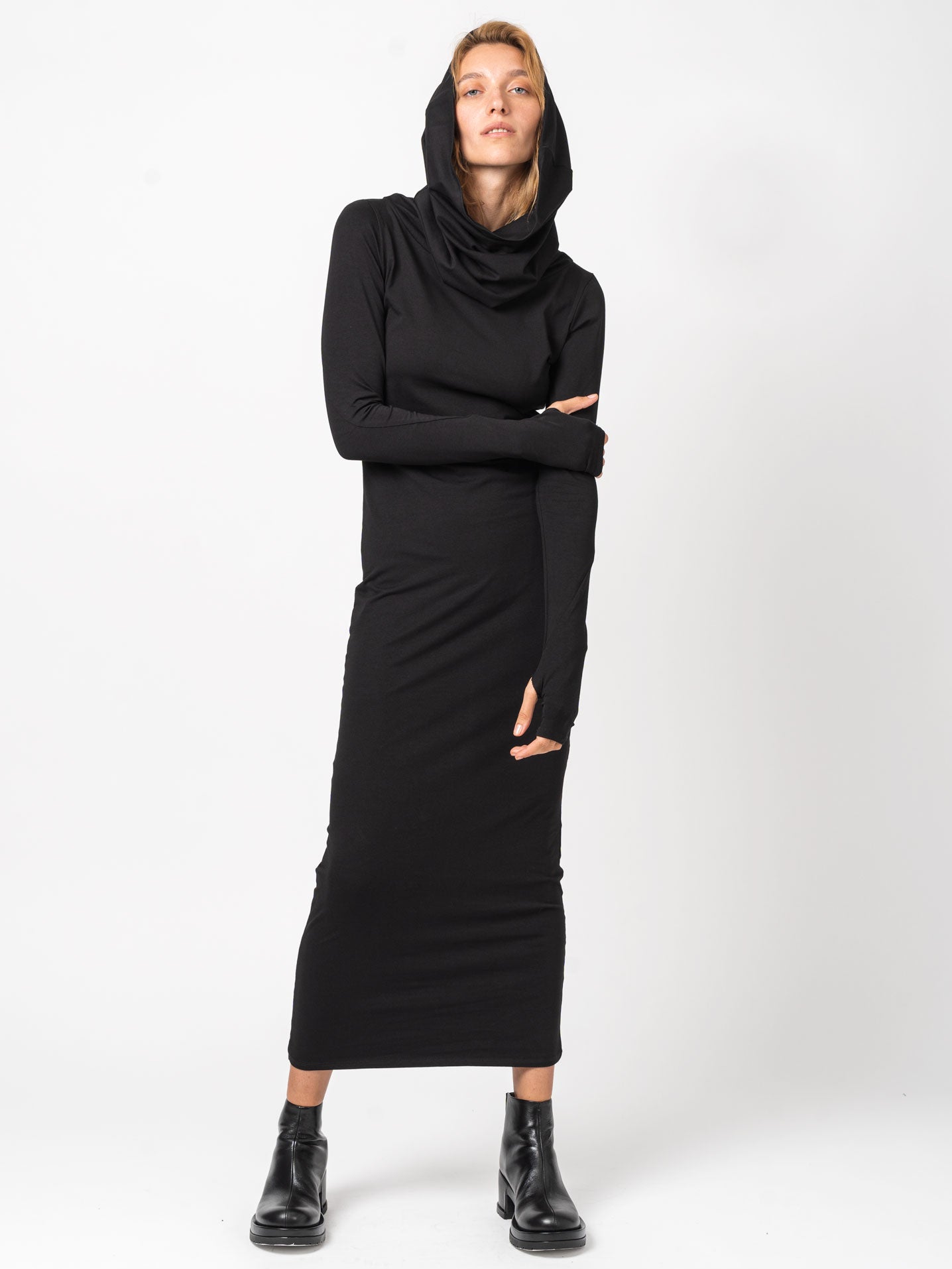Hooded Midi Dress - INN7