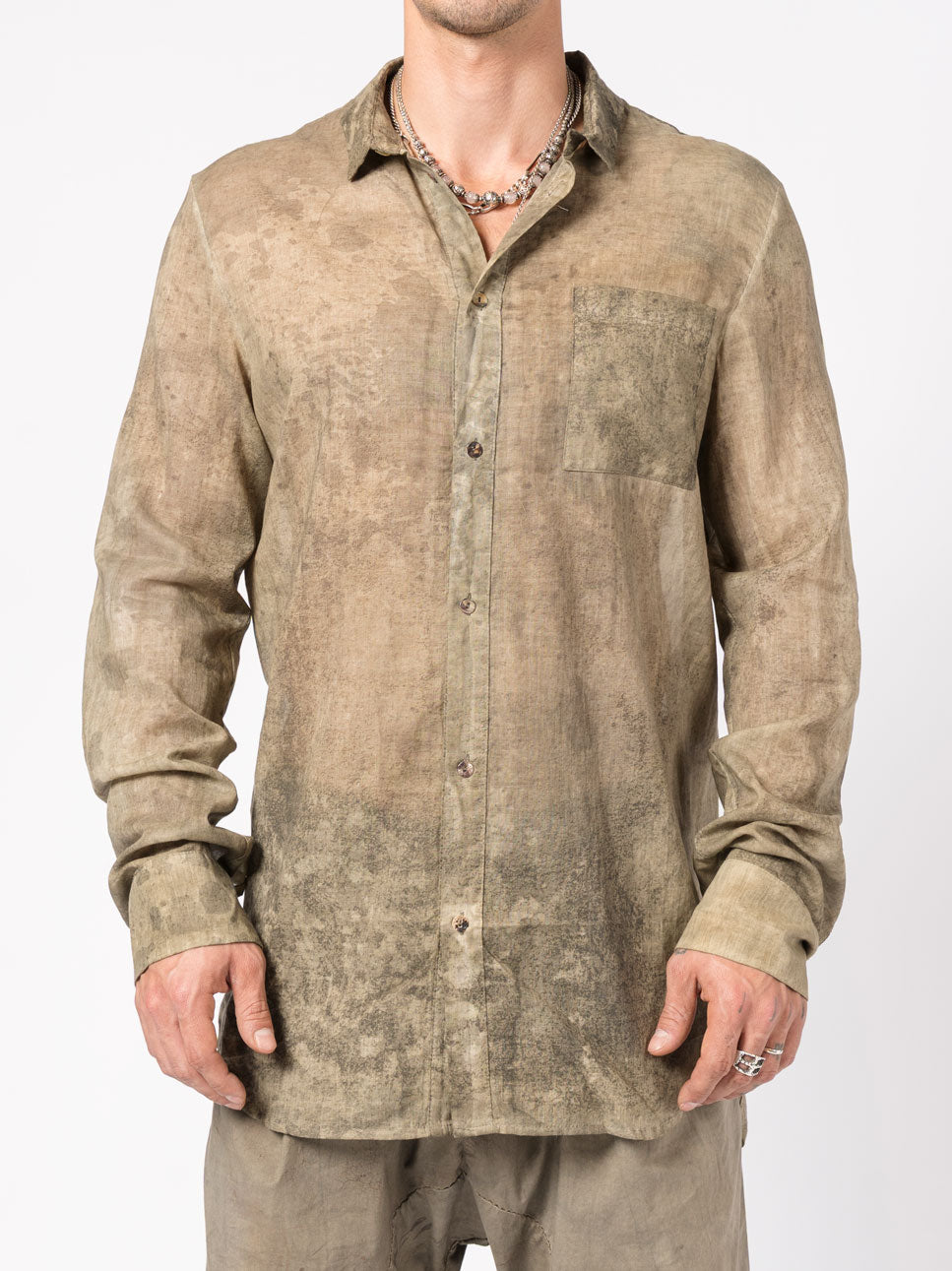 Overdyed Cotton Shirt - INN7