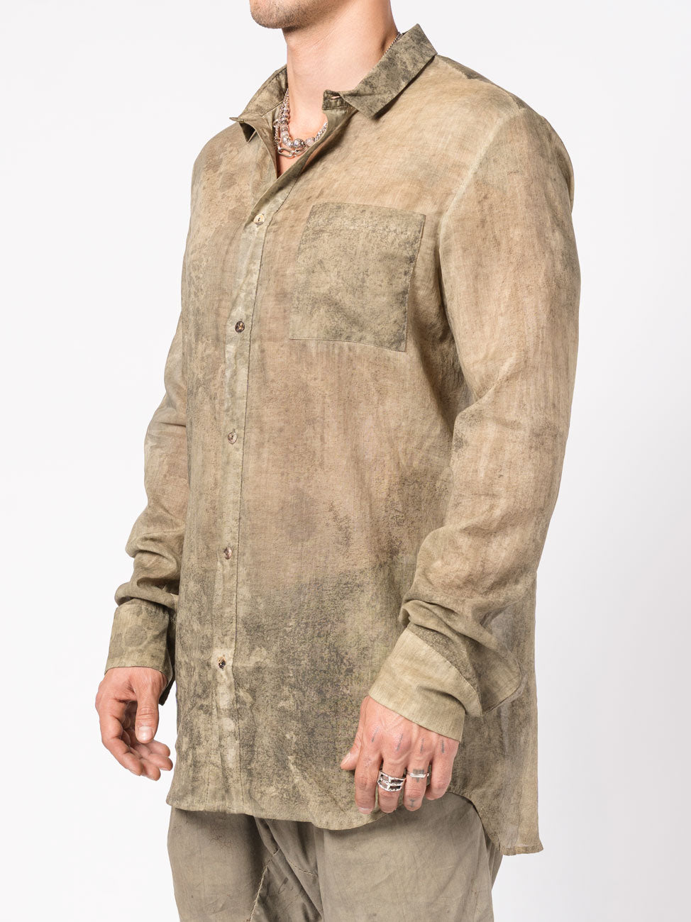 Overdyed Cotton Shirt - INN7