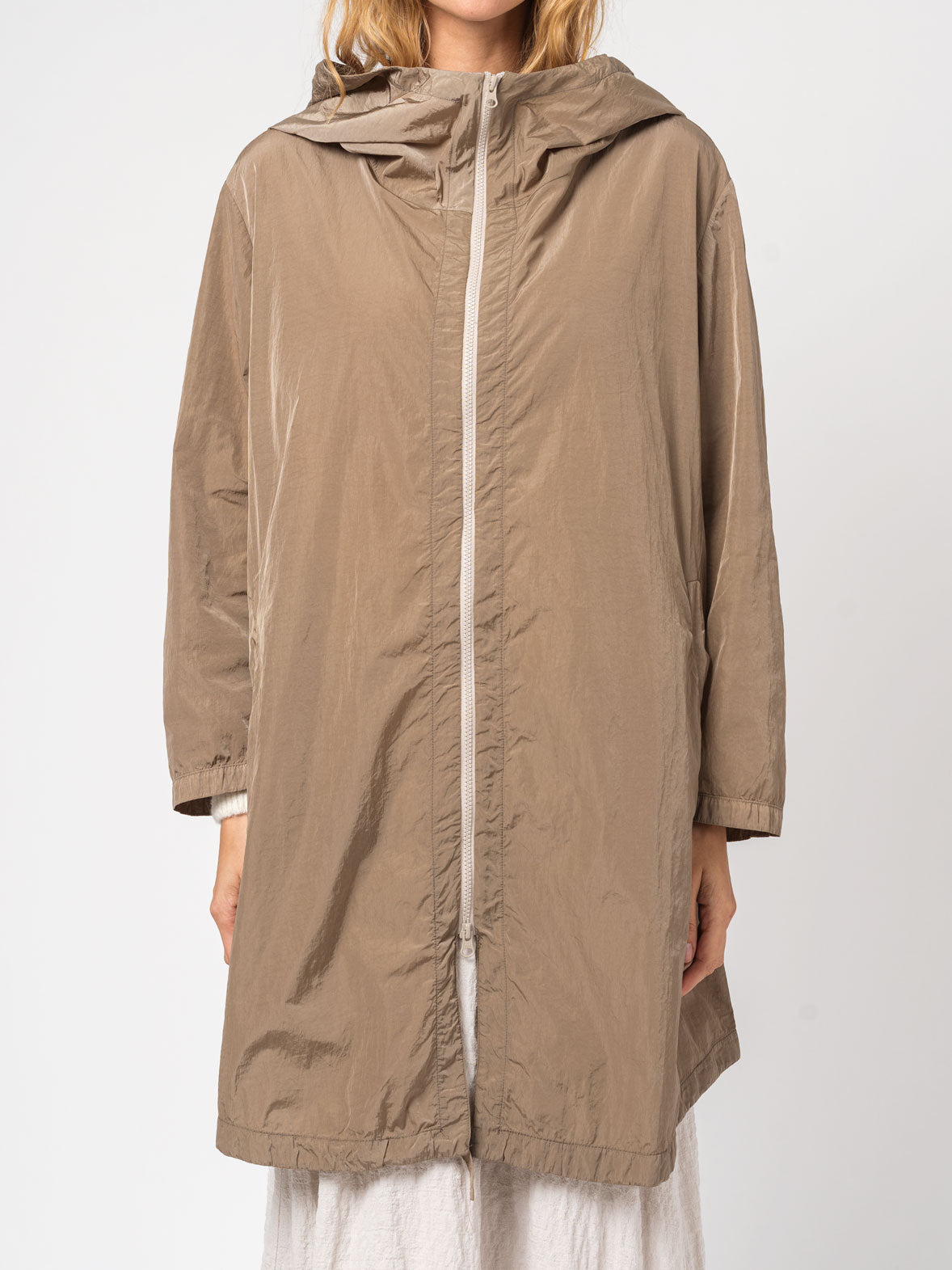 Nylon Hooded Duster - INN7