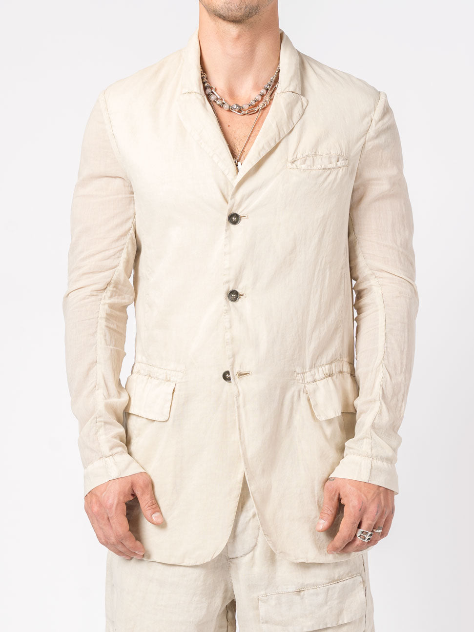 Cotton Tailored Jacket - INN7