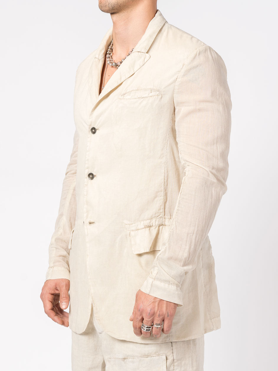 Cotton Tailored Jacket - INN7