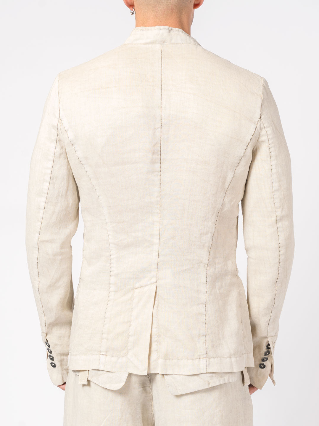 Collarless Structured Jacket - INN7