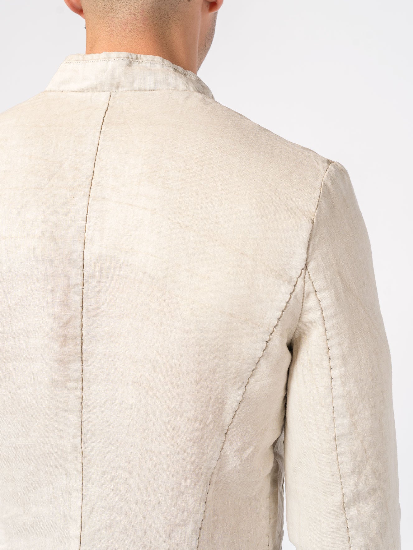 Collarless Structured Jacket - INN7