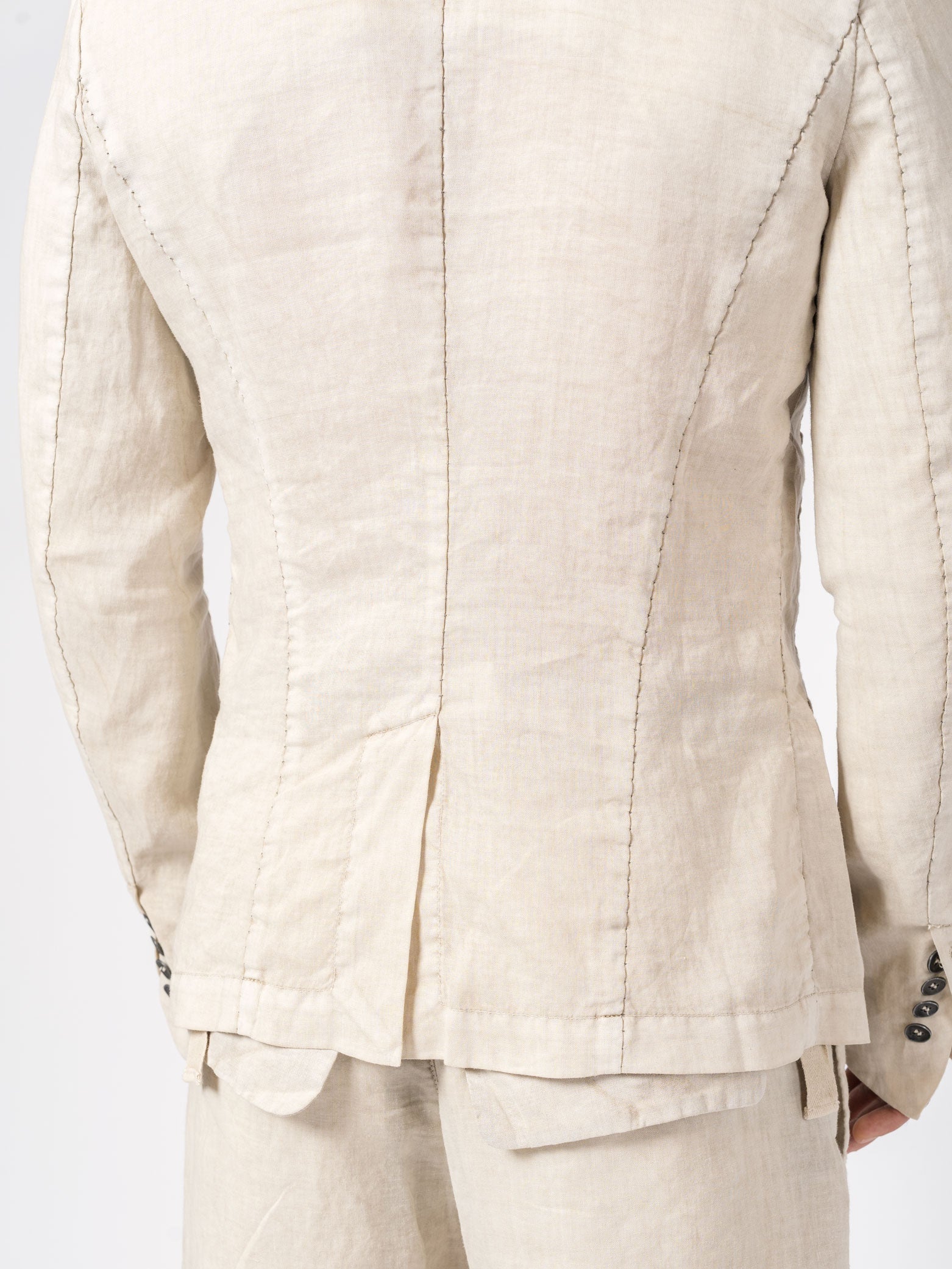 Collarless Structured Jacket - INN7