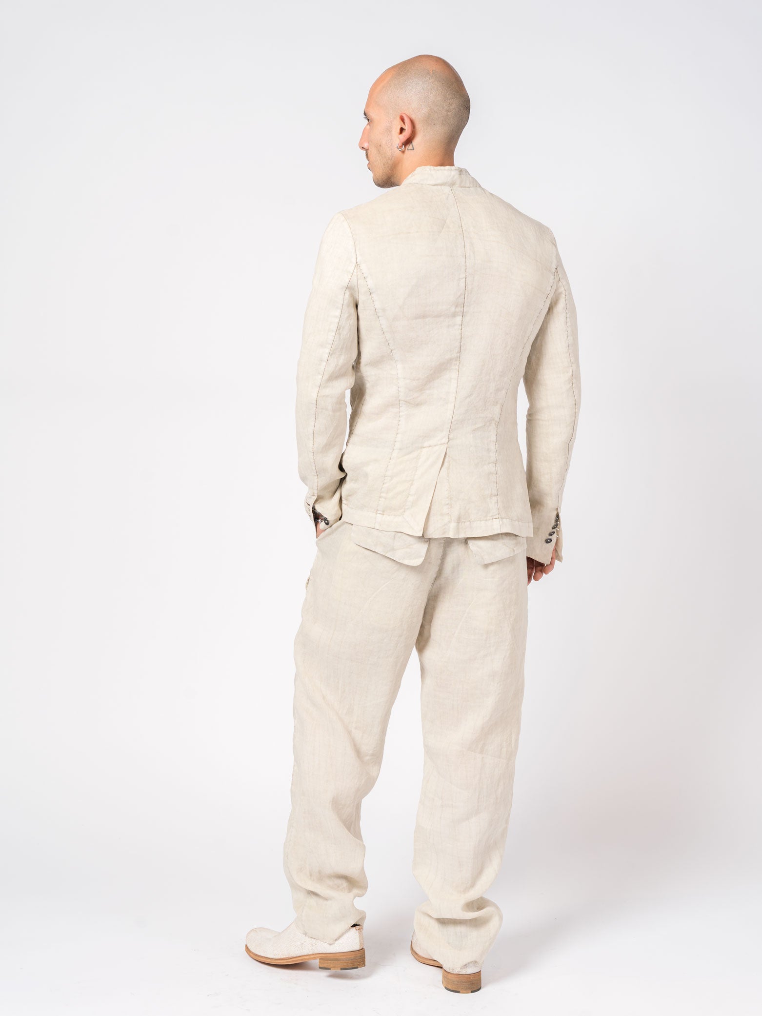 Collarless Structured Jacket - INN7