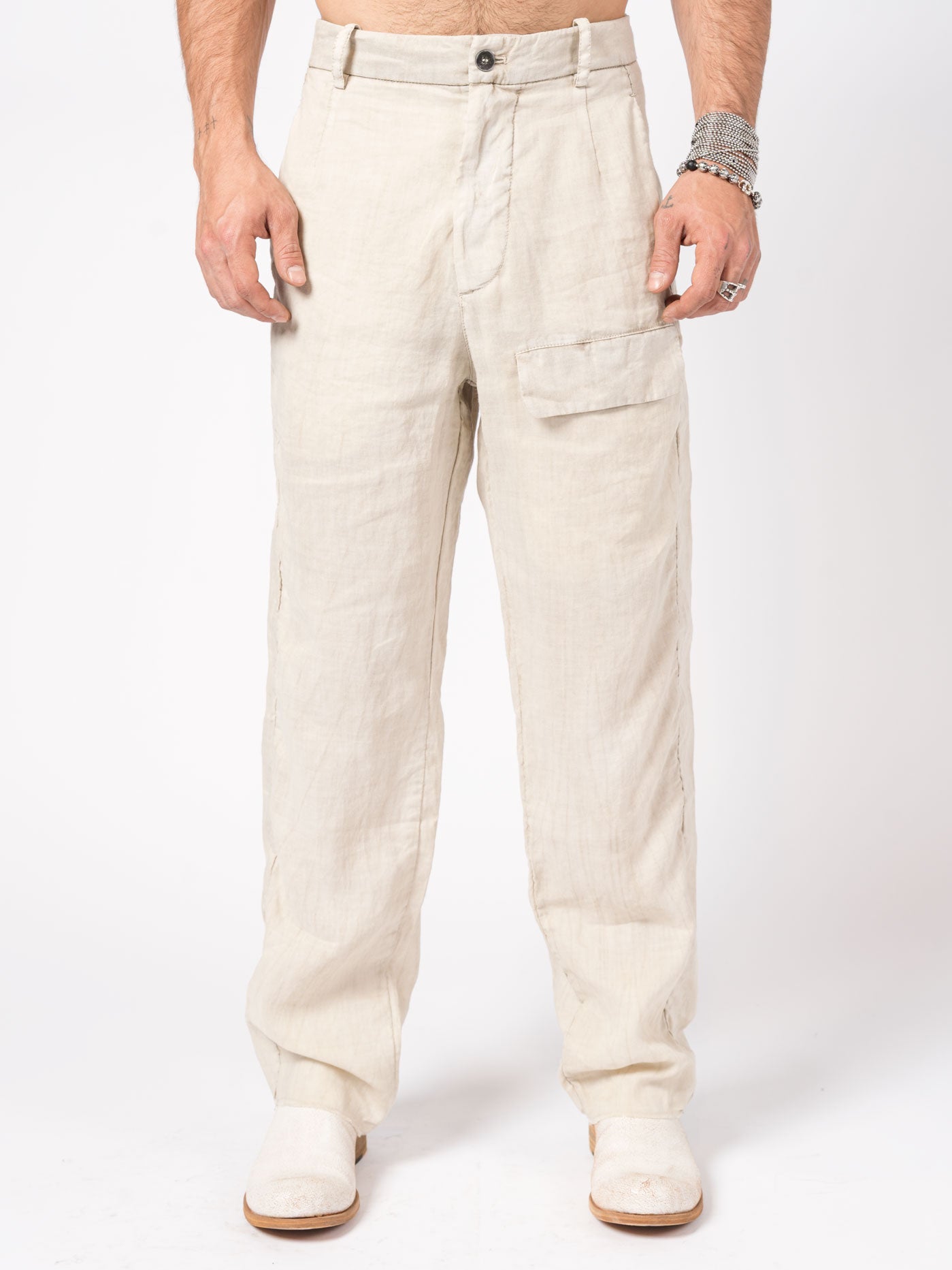 Wide Leg Aviator Pants