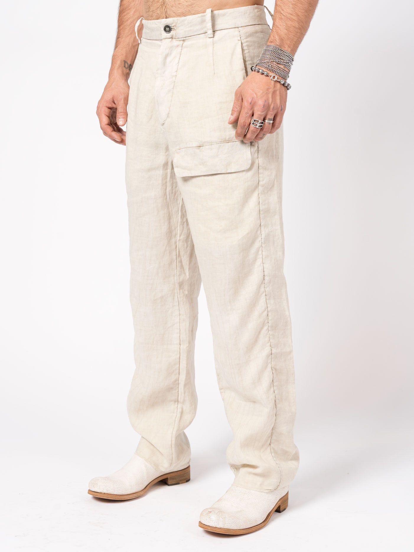 Wide Leg Aviator Pants