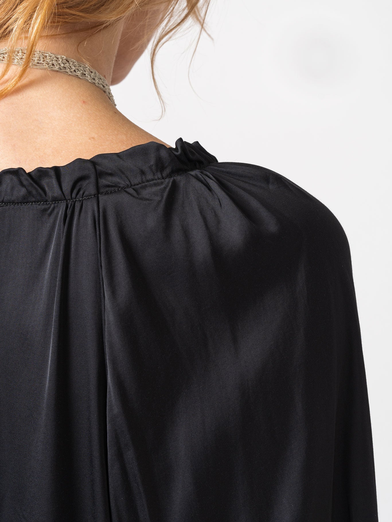 Ruffled V-Neck Blouse - INN7