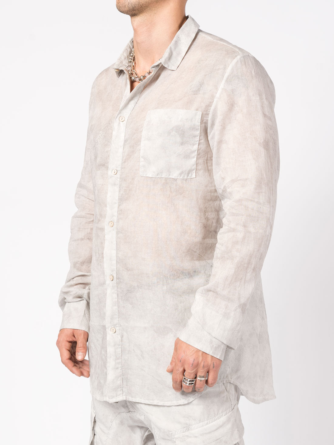 Overdyed Cotton Shirt - INN7