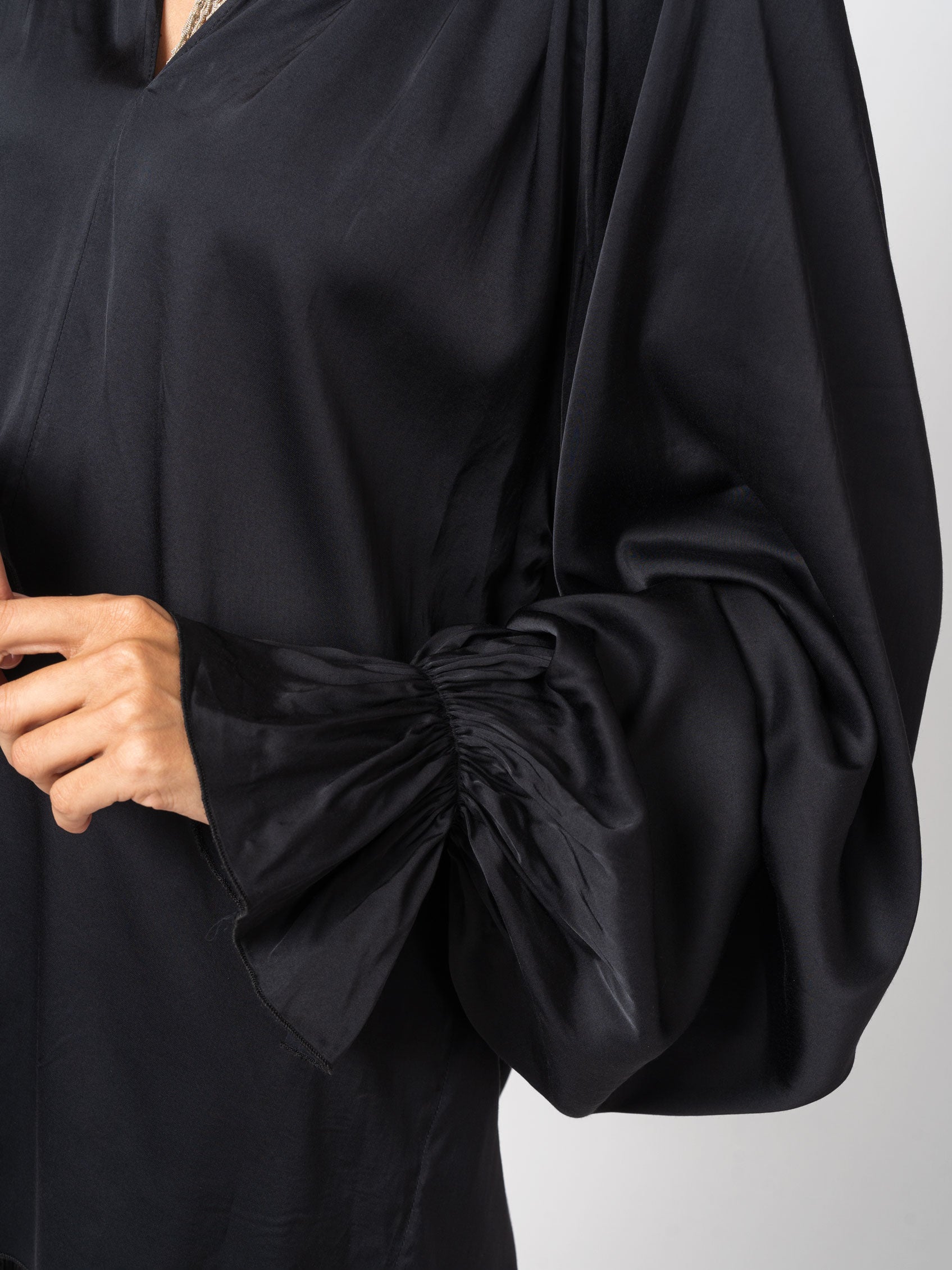 Ruffled V-Neck Blouse - INN7