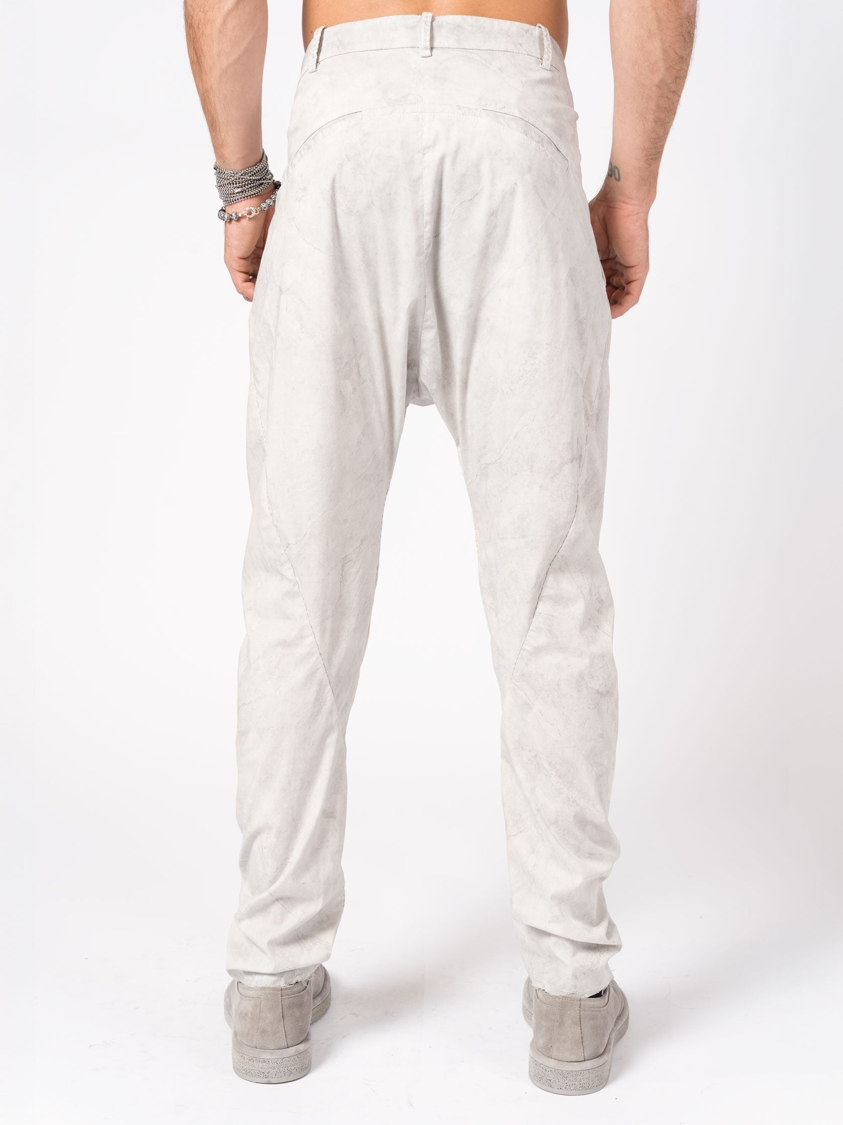 Overdyed Pleated Stretch Trousers - INN7