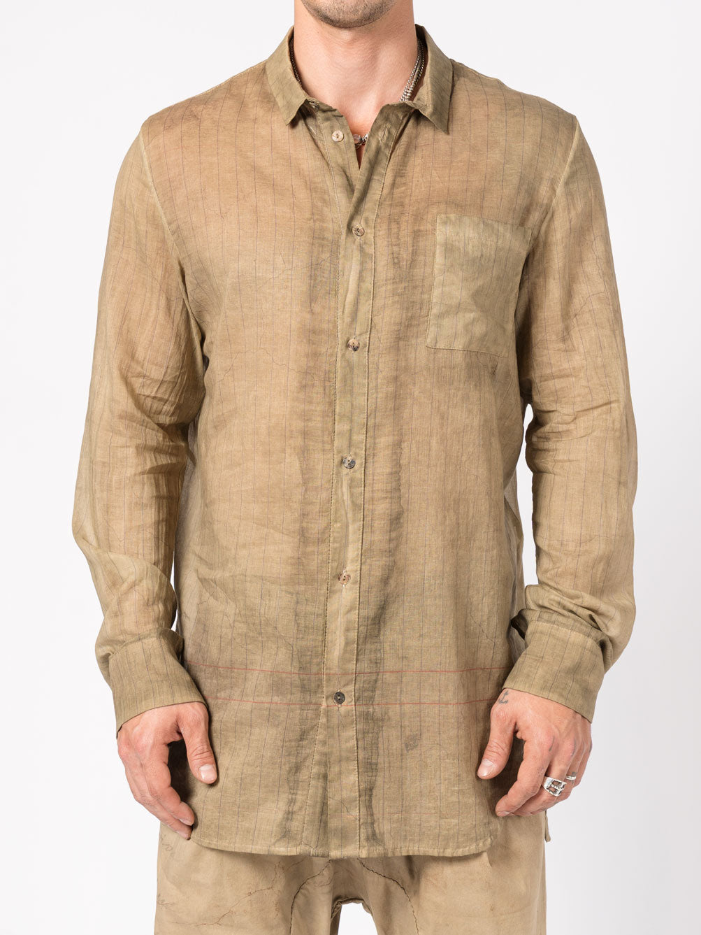 Overdyed Cotton Shirt - INN7