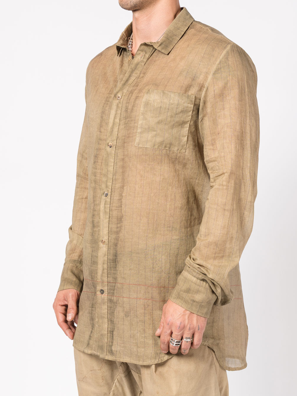 Overdyed Cotton Shirt - INN7