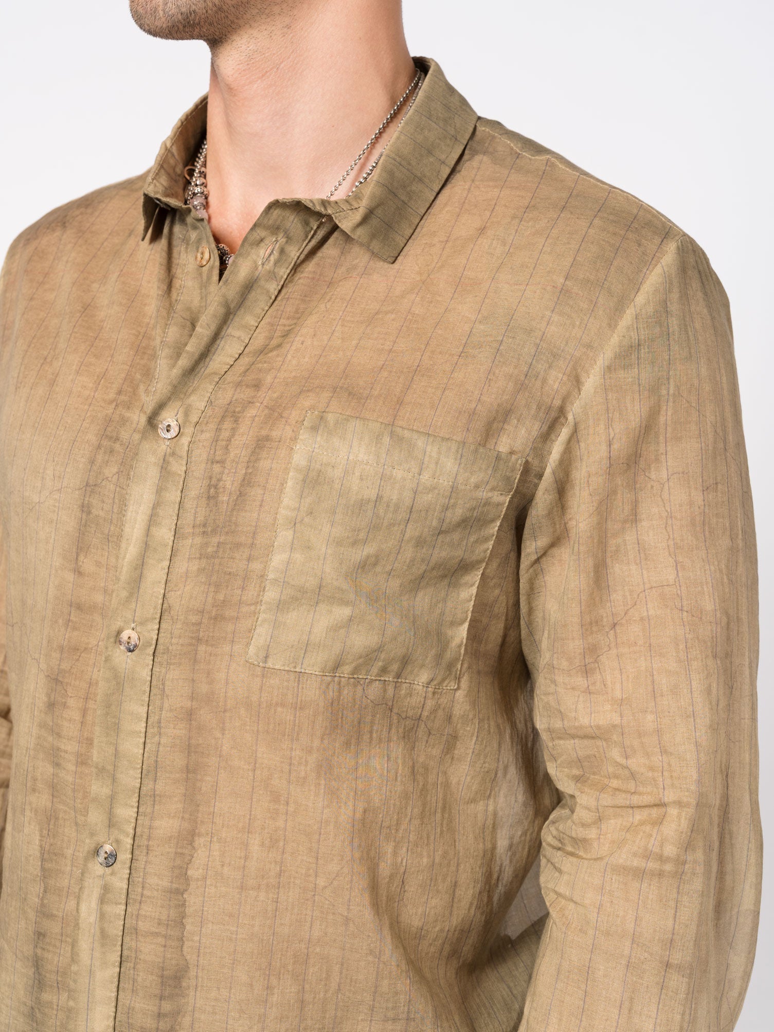 Overdyed Cotton Shirt - INN7