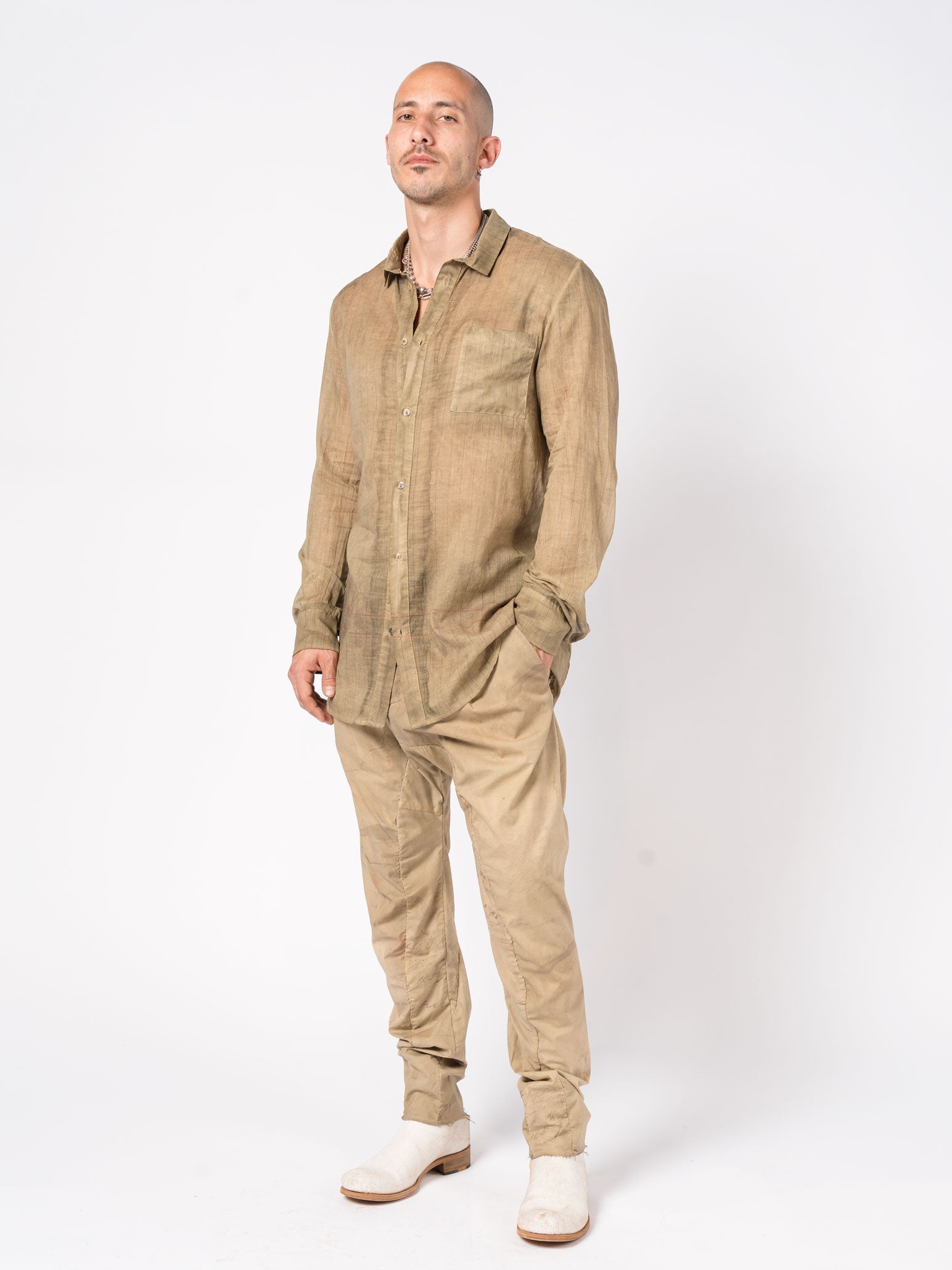 Overdyed Cotton Shirt - INN7
