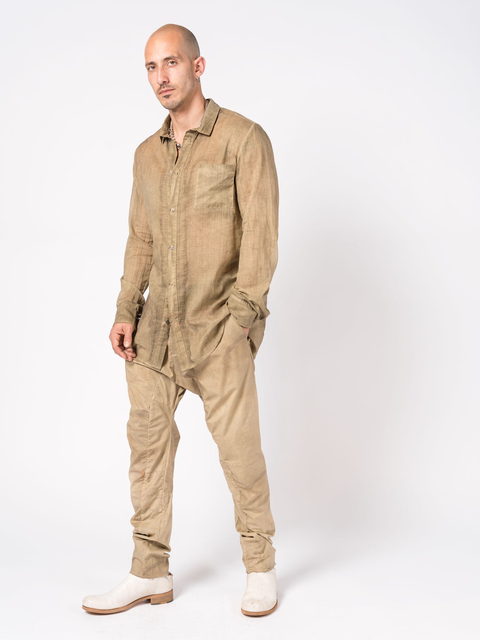 Overdyed Cotton Shirt - INN7