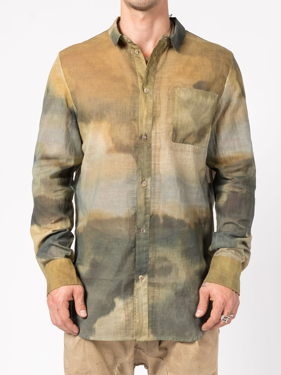 Overdyed Cotton Shirt - INN7