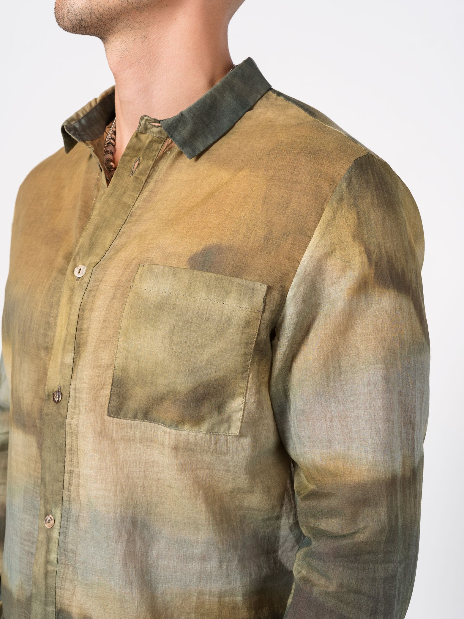 Overdyed Cotton Shirt - INN7