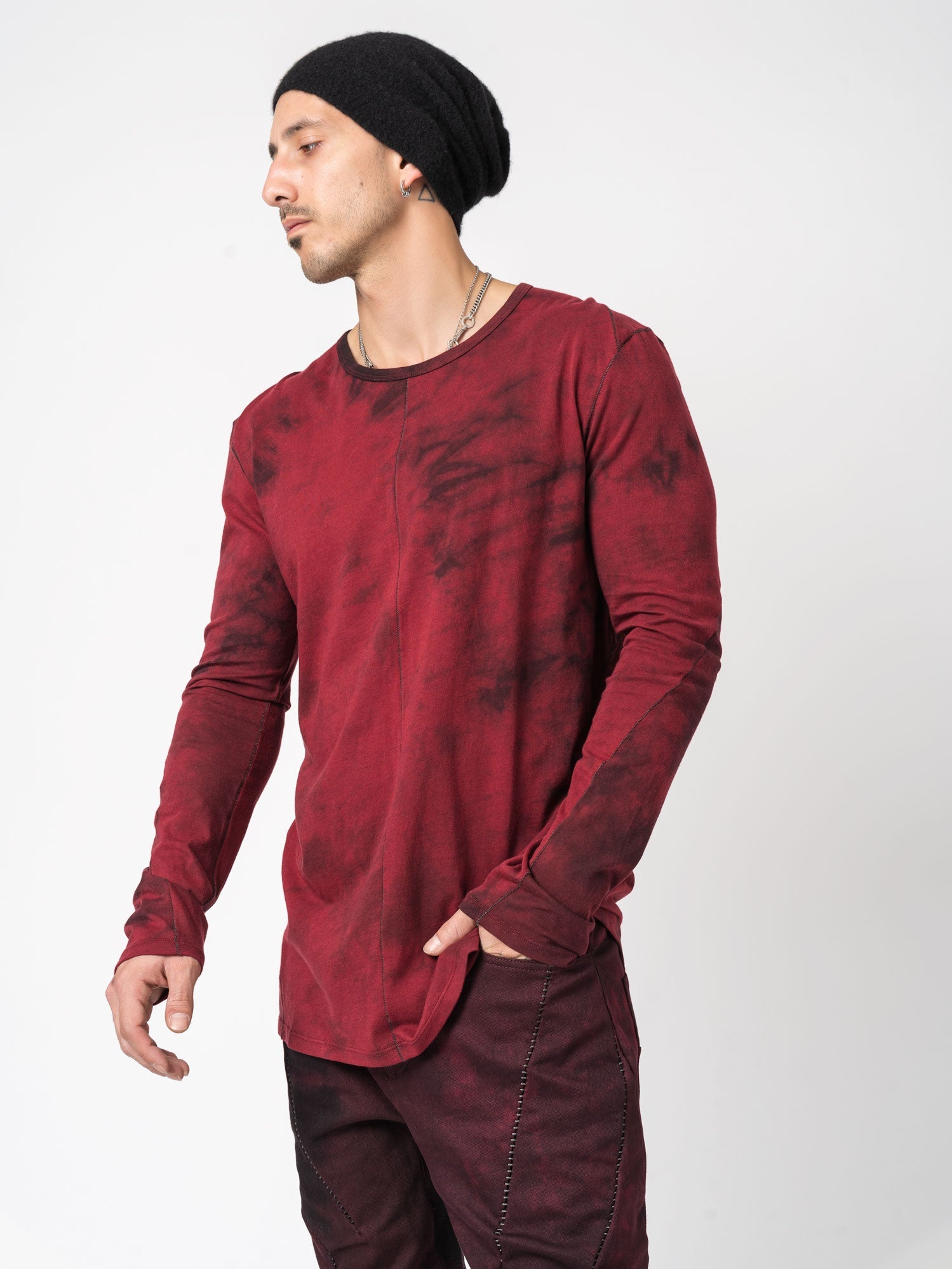 Soft Cotton Jersey Long Sleeve T-Shirt - INN7
