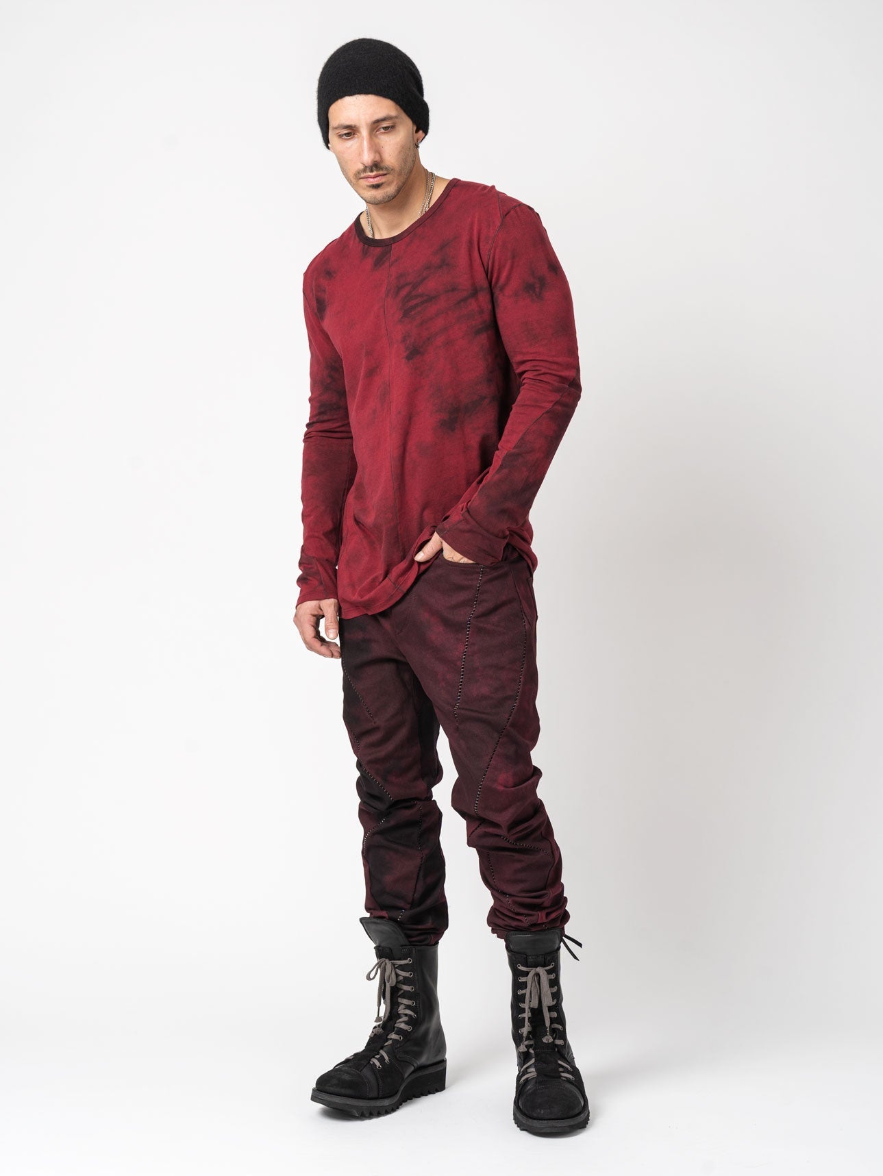 Soft Cotton Jersey Long Sleeve T-Shirt - INN7