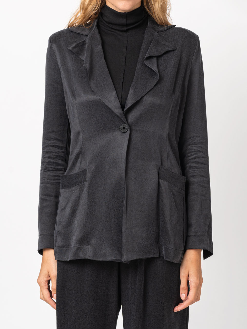 Tailored Cupro-Blend Jacket - INN7