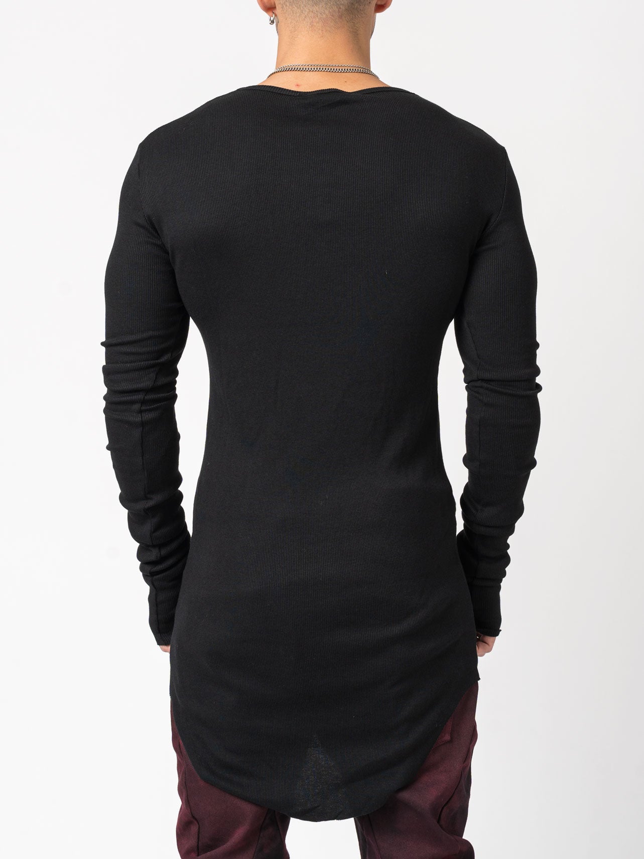 Rib Long Sleeve T-Shirt - INN7