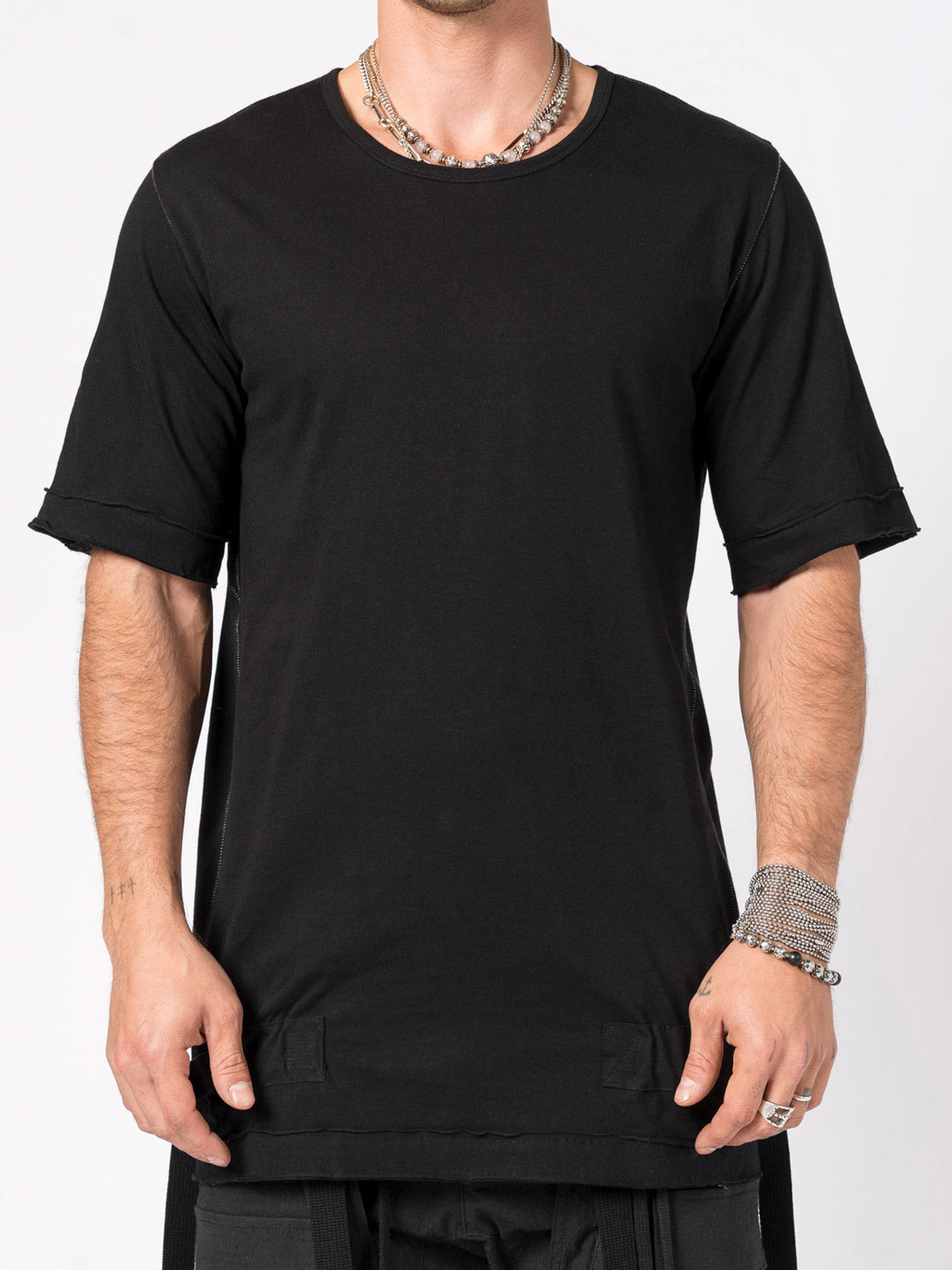 T-Shirt with Adjustable Side Buckles - INN7