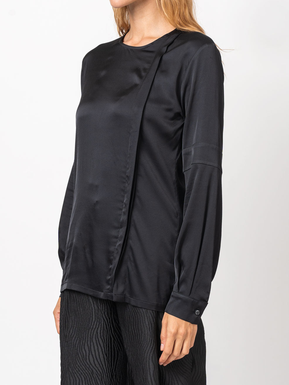 Satin Finish Long Sleeve Shirt - INN7