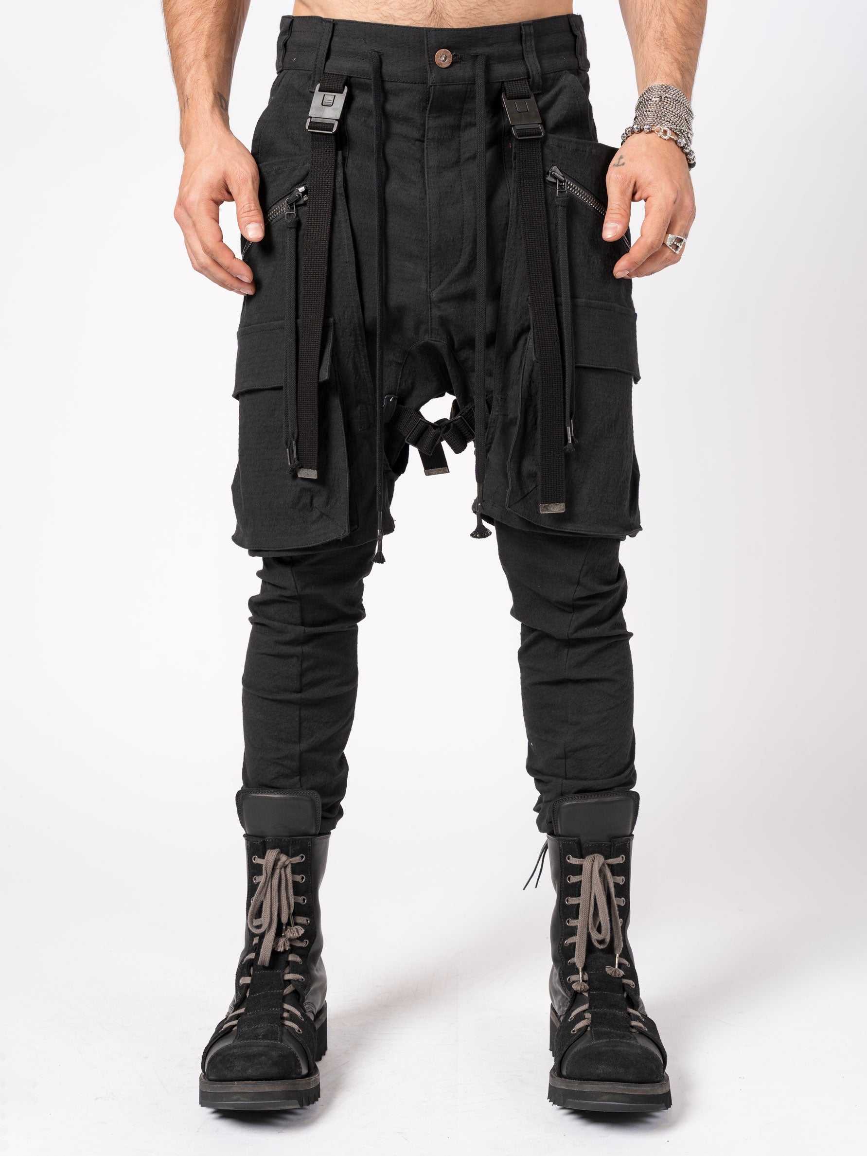 Layered Cargo Pants - INN7
