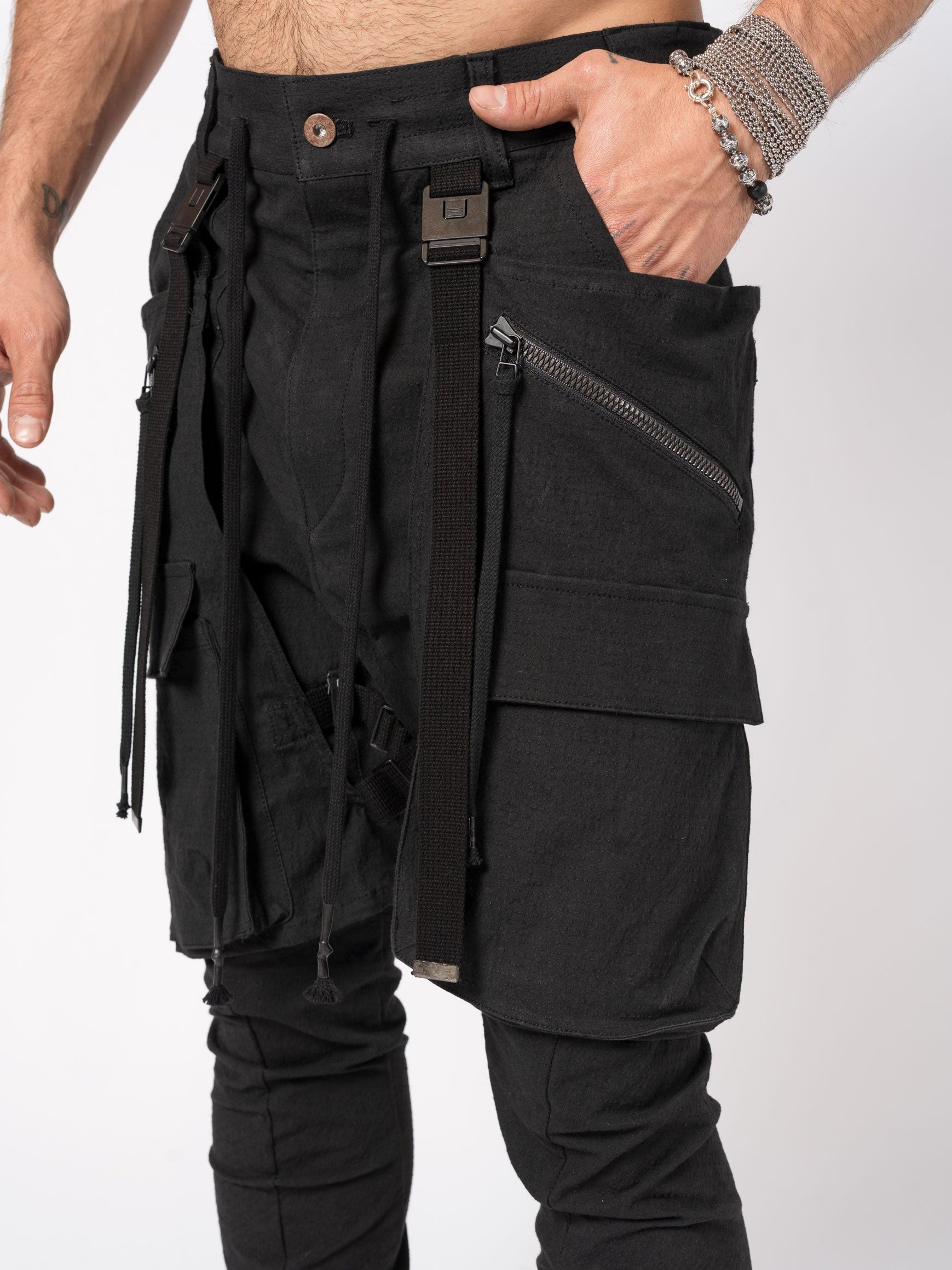 Layered Cargo Pants - INN7
