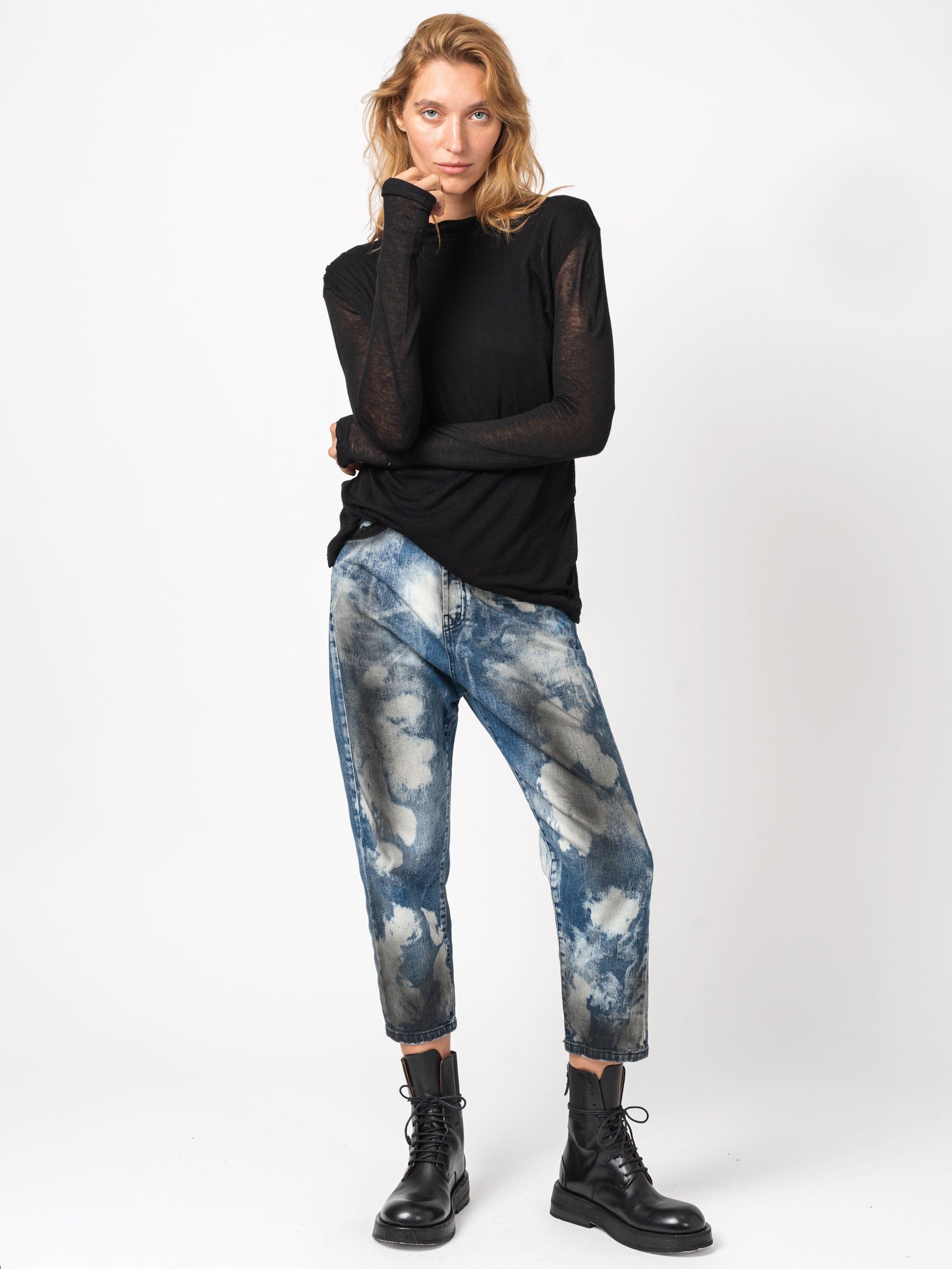 Boy Blue Dirty Jeans - INN7