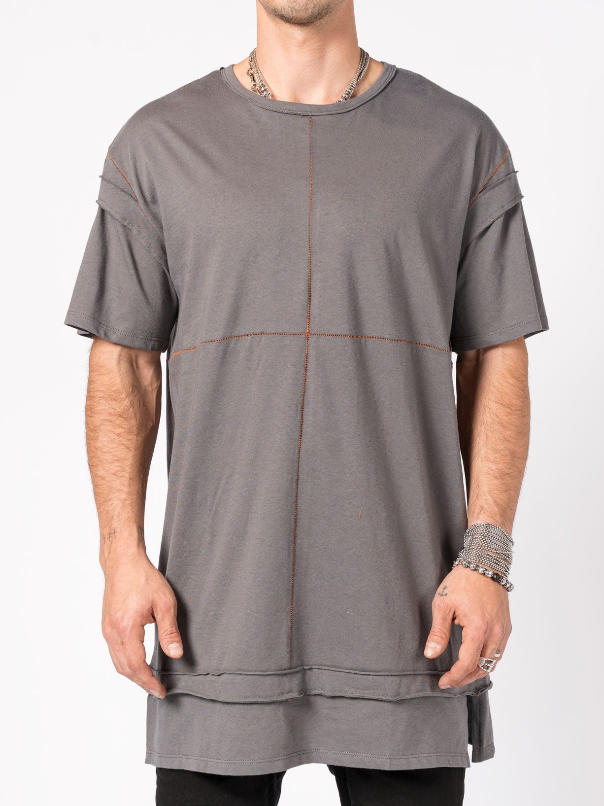 Layered Hem T-Shirt - INN7
