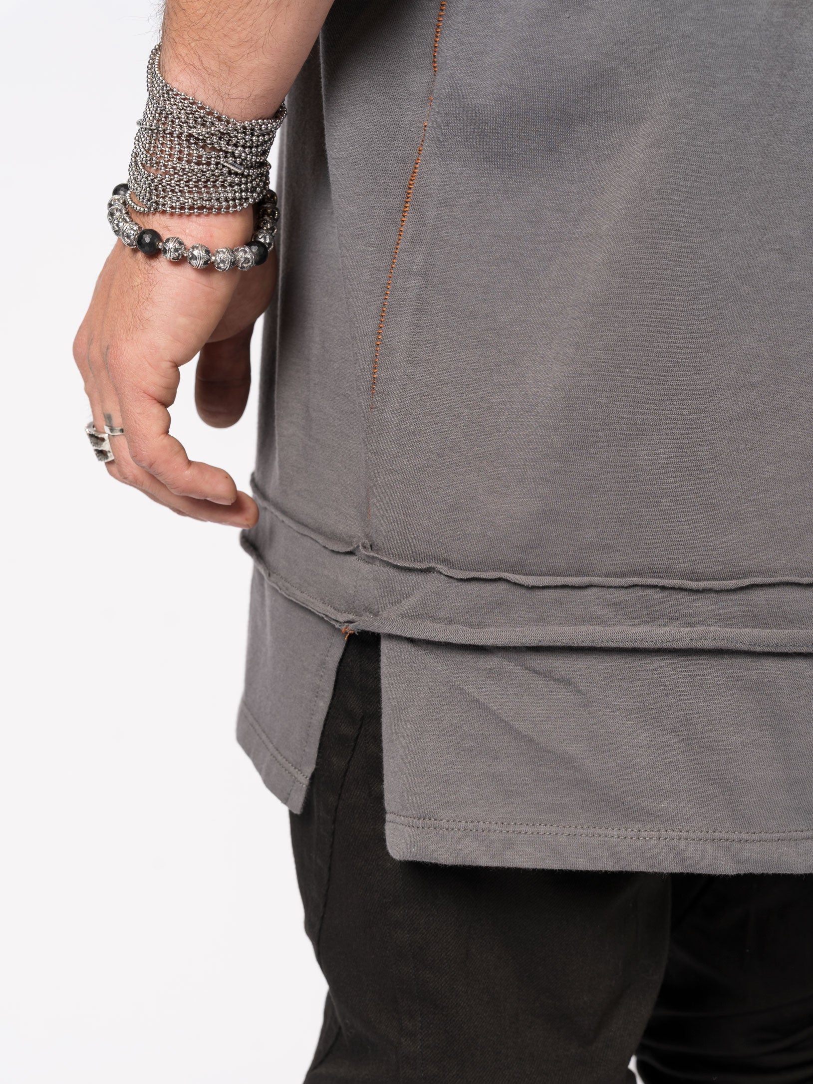 Layered Hem T-Shirt - INN7