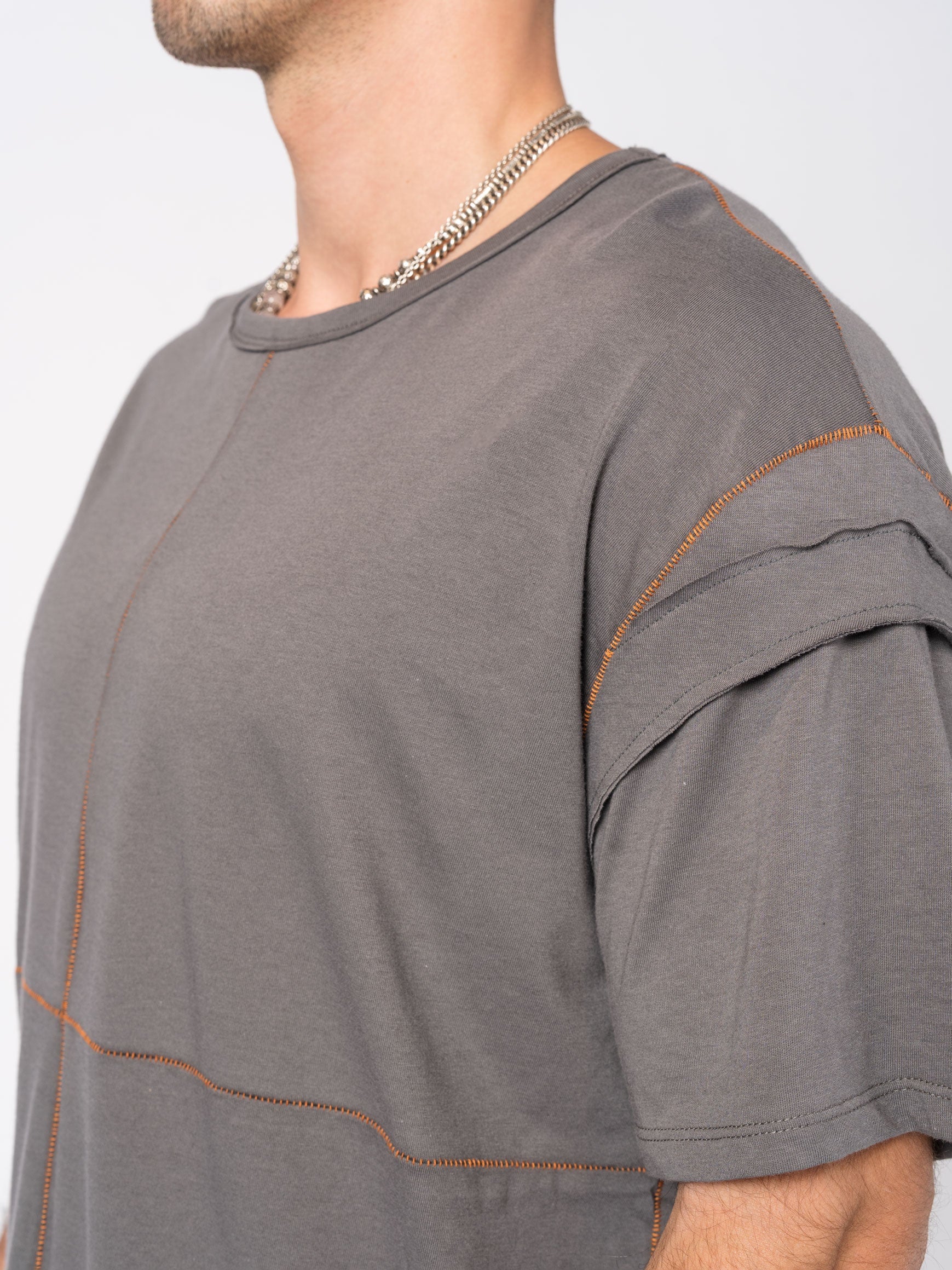 Layered Hem T-Shirt - INN7